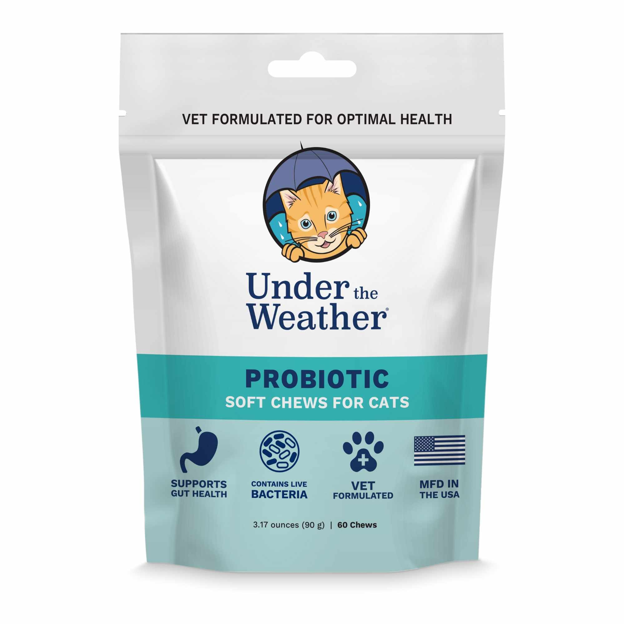 Under the Weather Cat Probiotic Chews 60 ct. Image 1