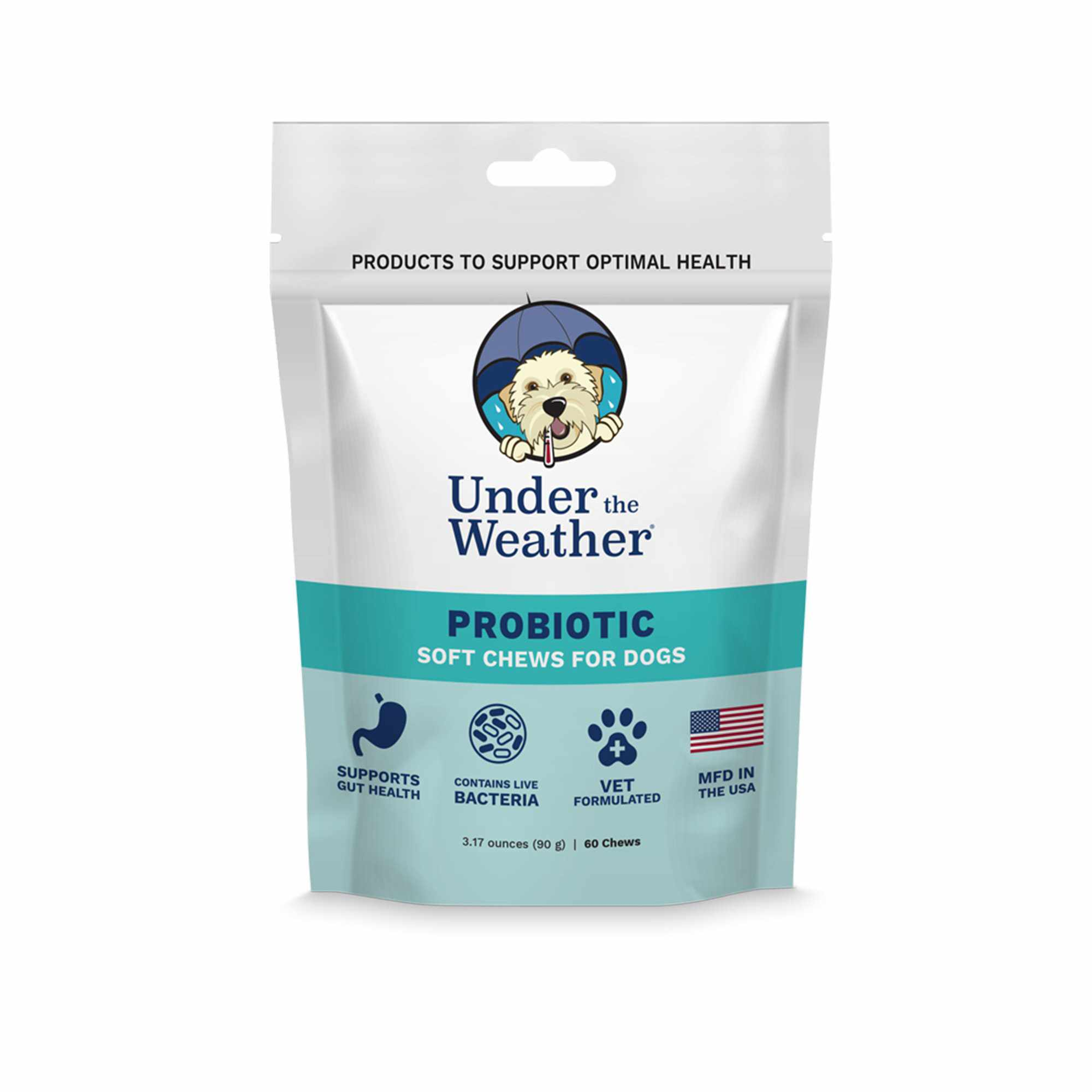 Under the Weather Probiotic Soft Chews for Dogs Image 1