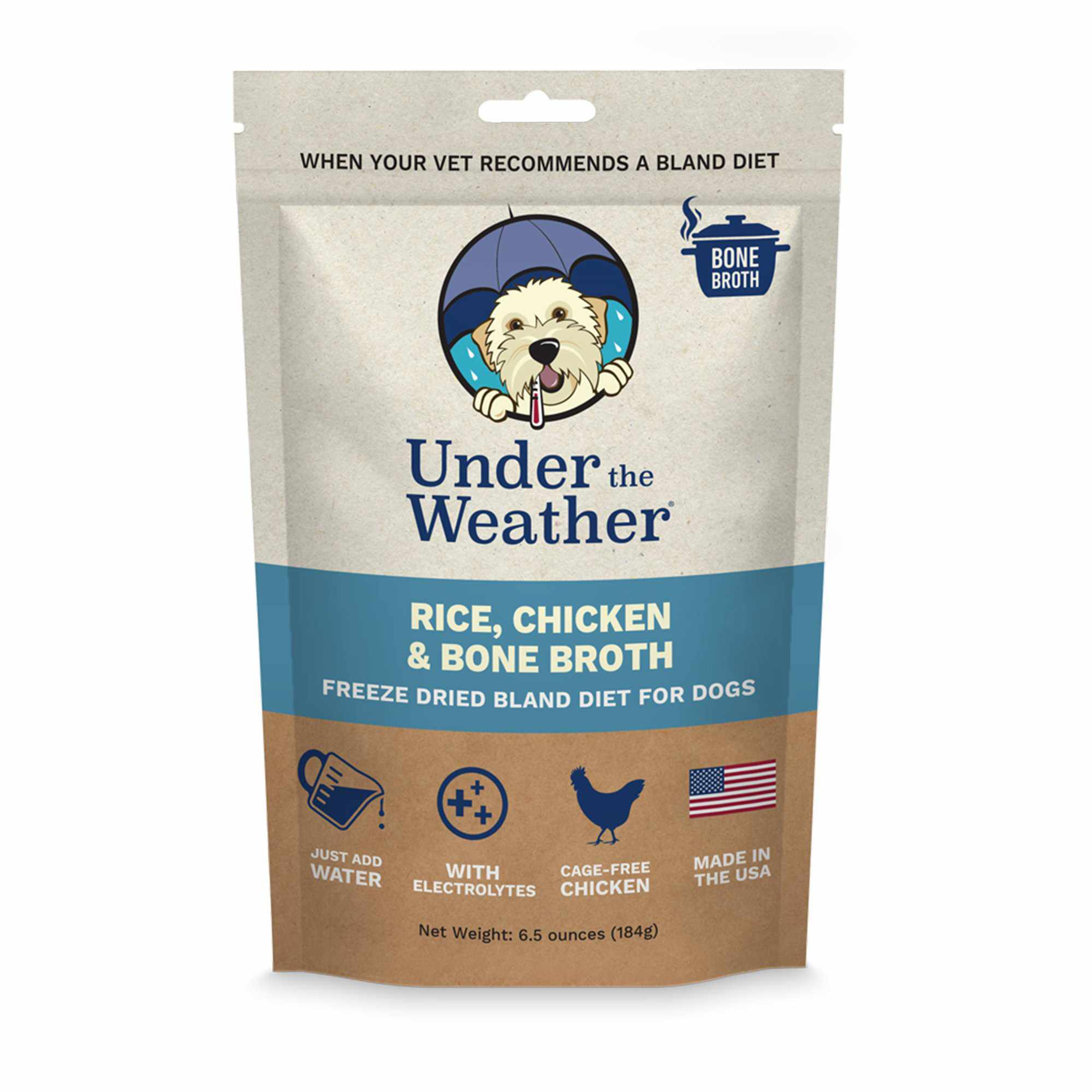 Under the Weather Bland Diet Rice, Chicken & Bone Broth Image 1