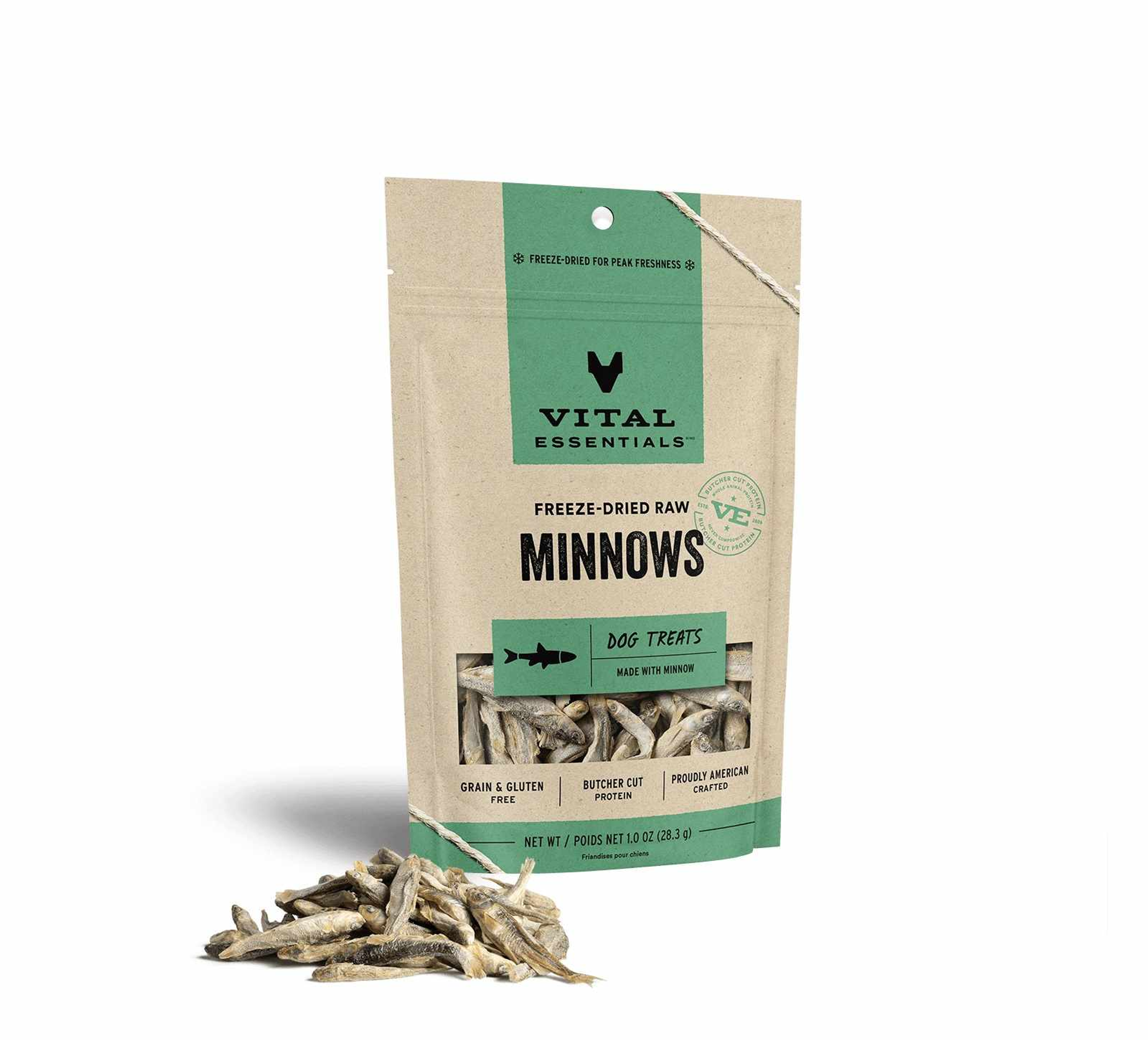 Vital Essentials(R) Freeze-Dried Minnows Dog Treats, Image 1