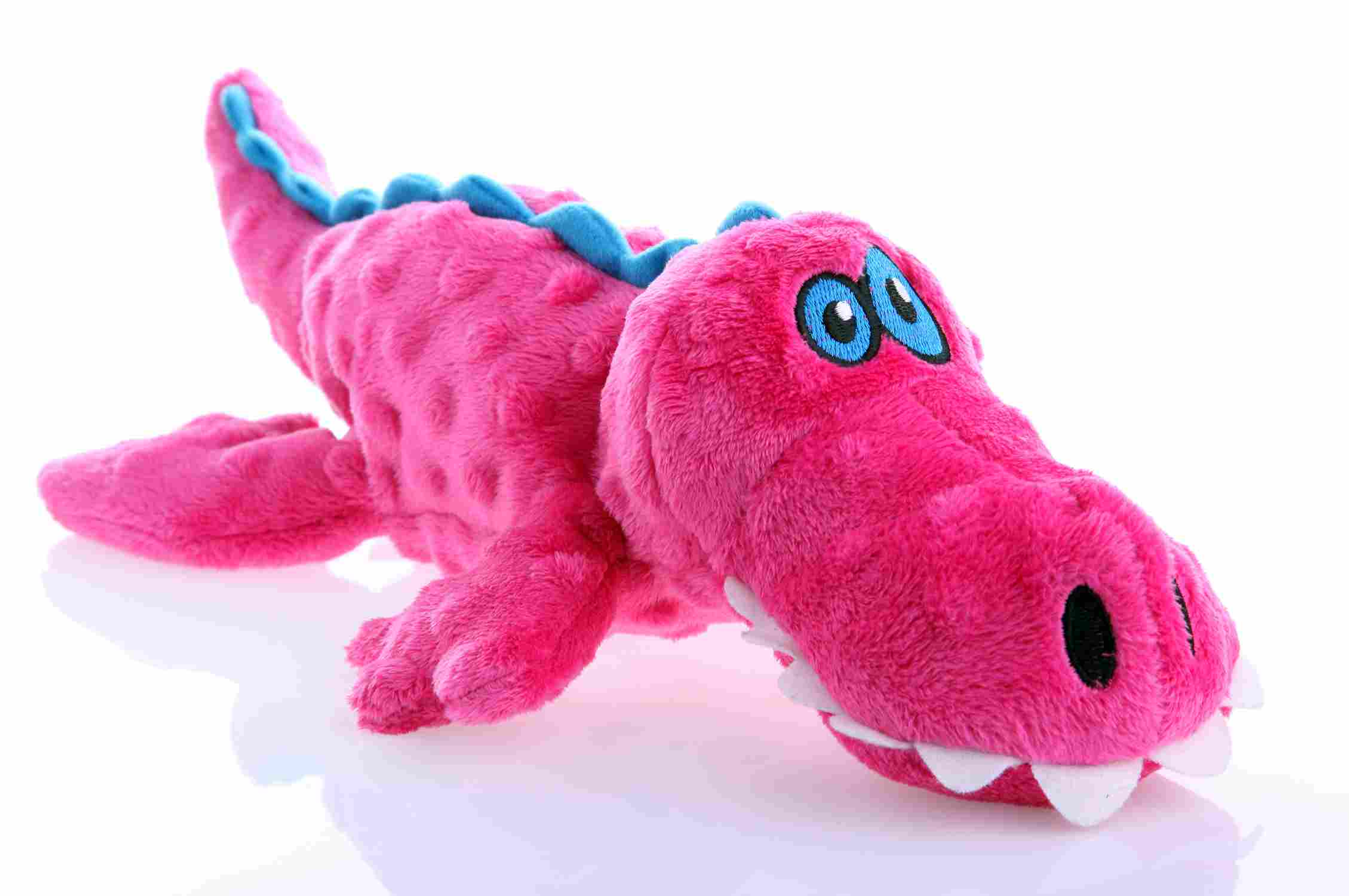 goDog Just For Me Gator w/Chew Guard Plush Dog Toy Image 1