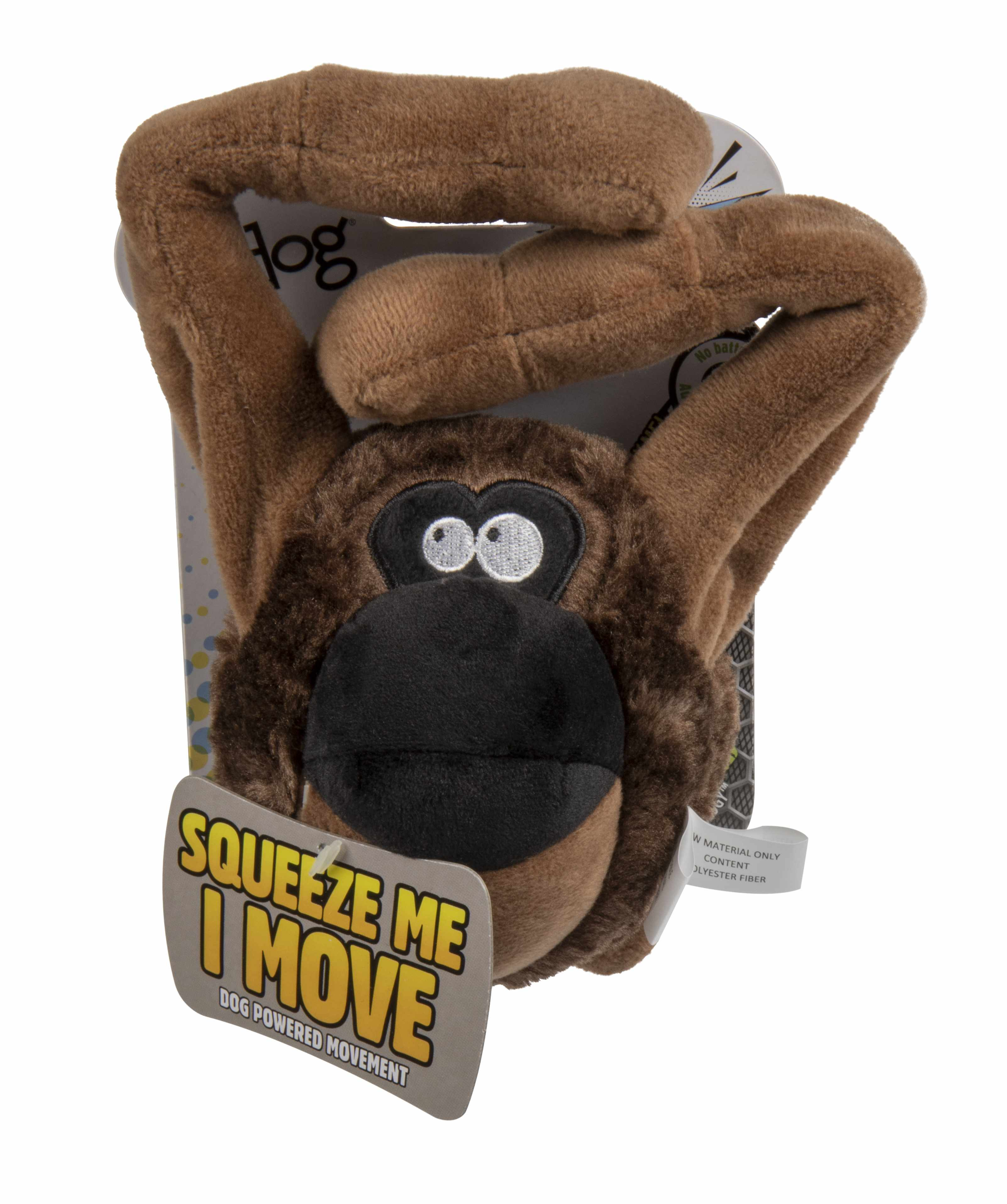 goDog Action Ape Plush Dog Toy Image 1