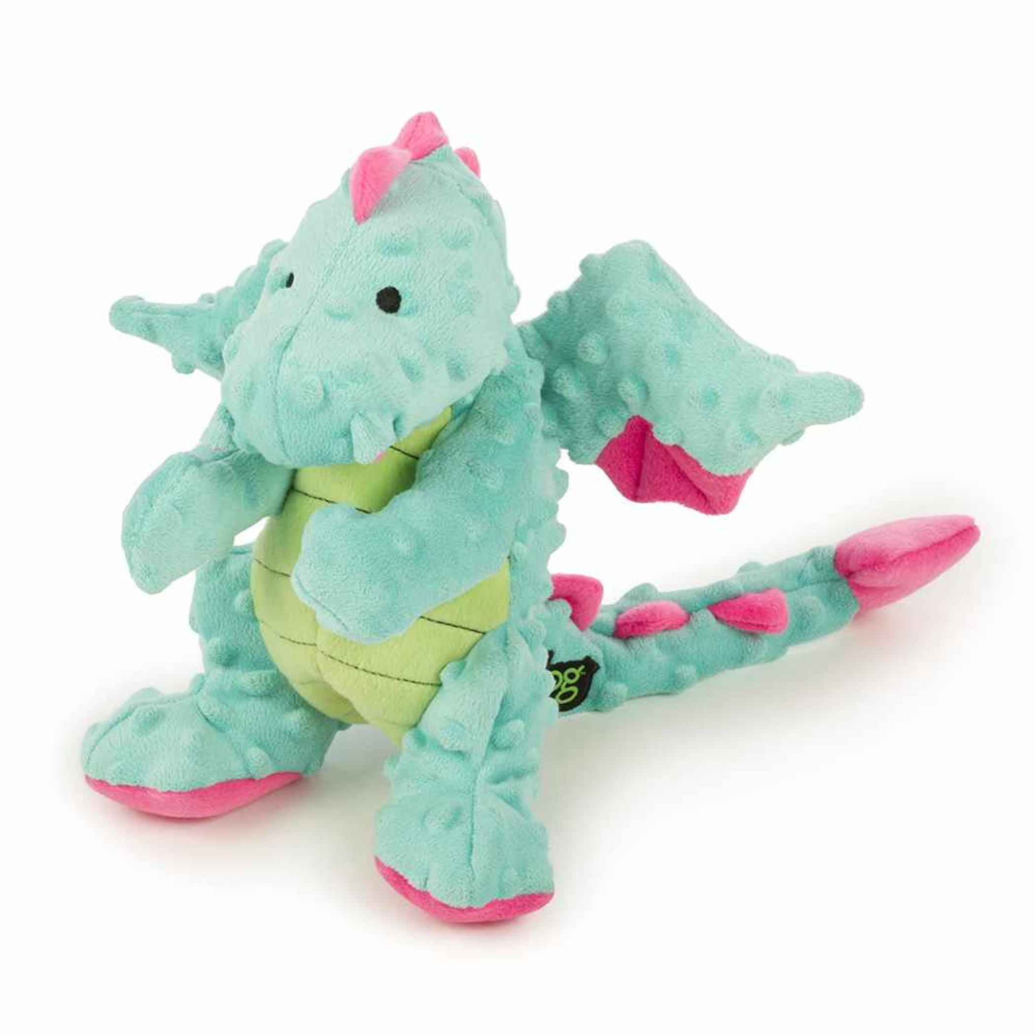 goDog Dragon w/Chew Guard Plush Dog Toy Image 1