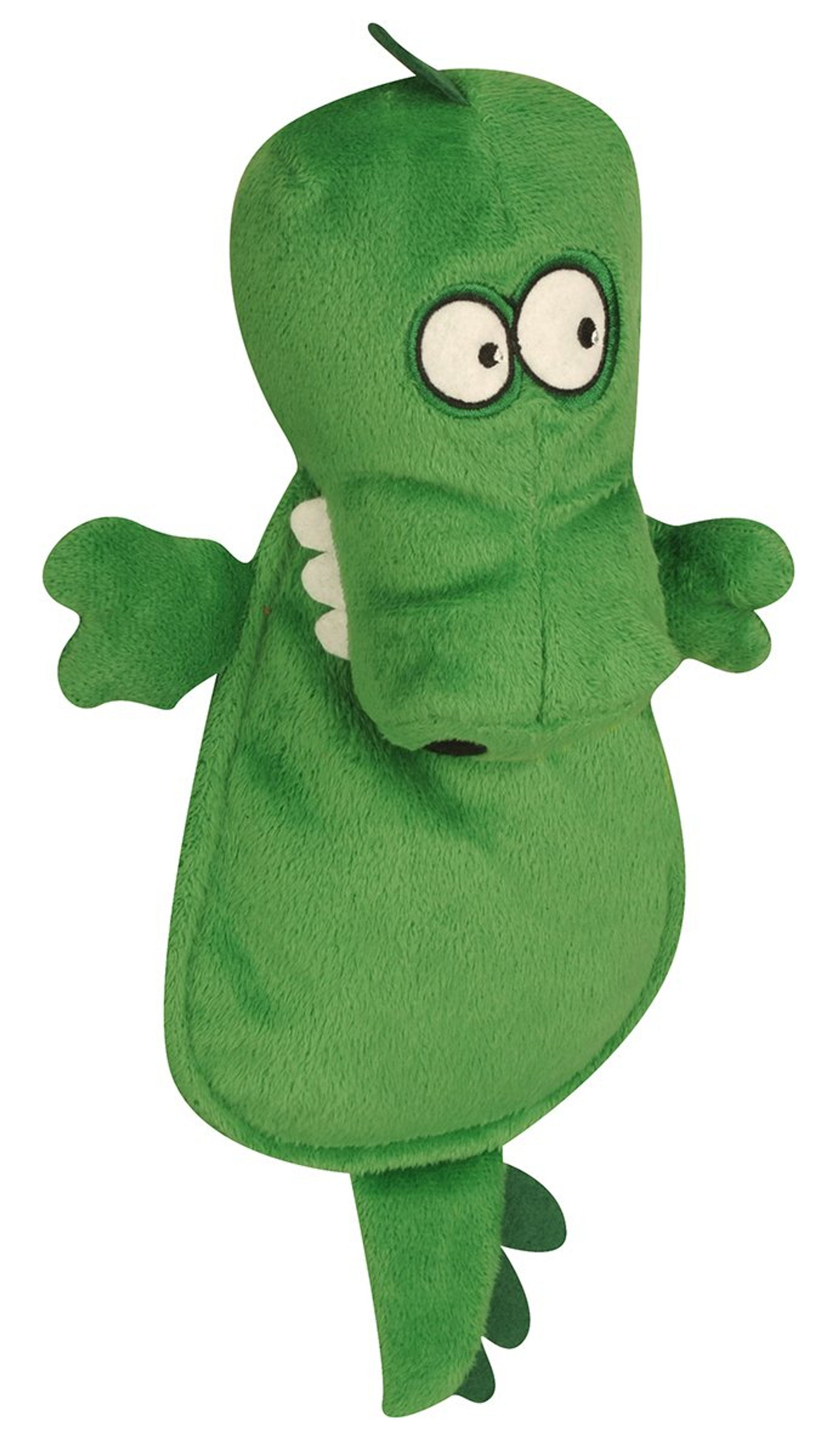 goDog Hear Doggy Gator w/Chew Guard Plush Dog Toy Image 1