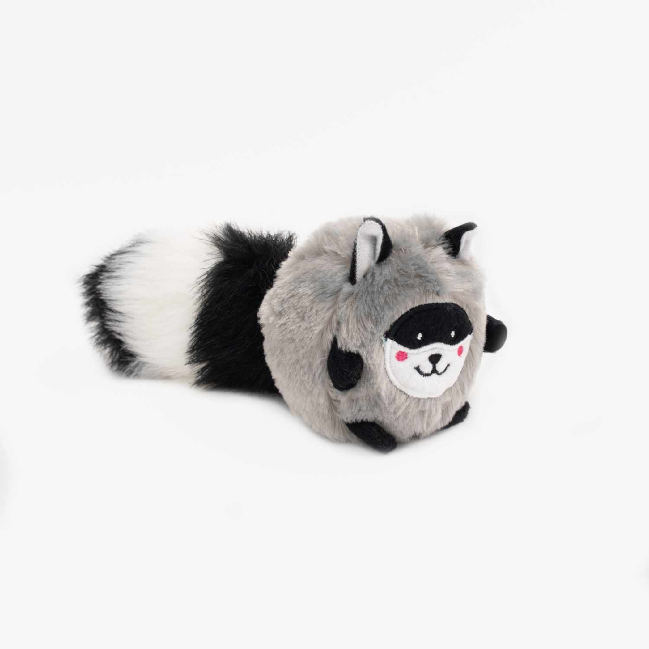 ZippyPaws Bushy Throw - Raccoon Image 1