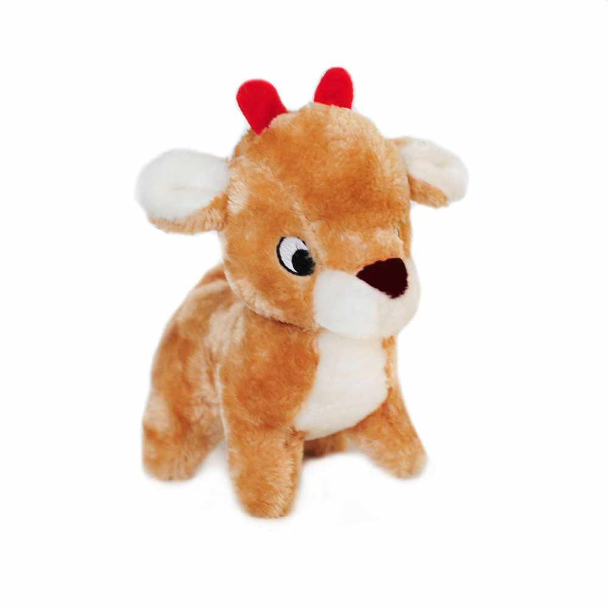 ZippyPaws Holiday Deluxe Reindeer Plush Dog Toy Image 1