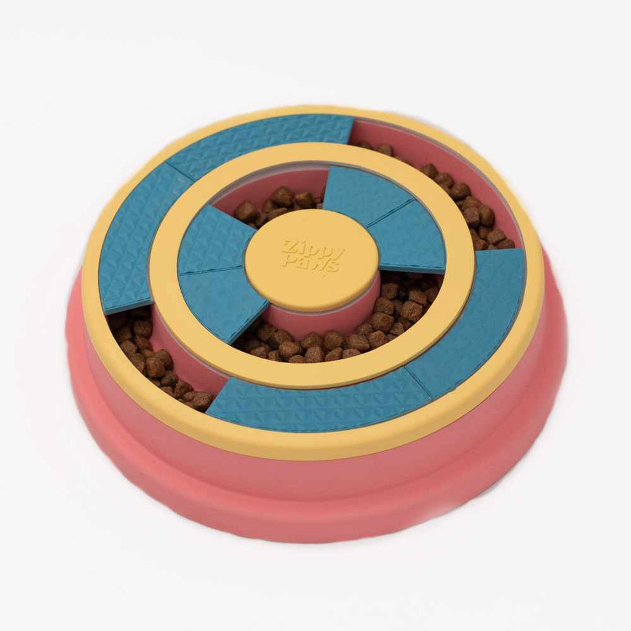 ZippyPaws SmartyPaws Puzzler Feeder Bowl - Wagging Wheel Image 1
