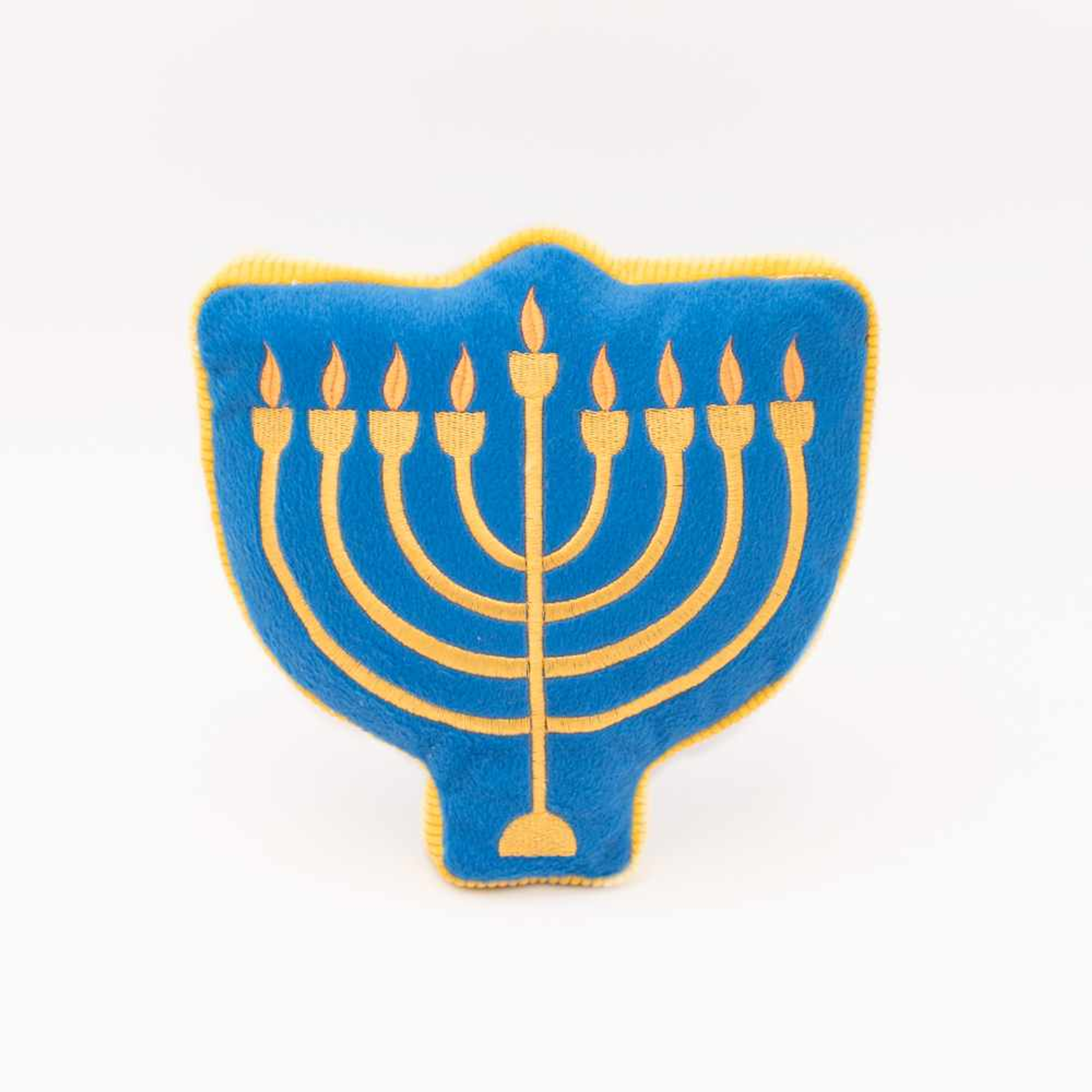 ZippyPaws Hanukkah Squeakie Pattiez Menorah Plush Dog Toy Image 1