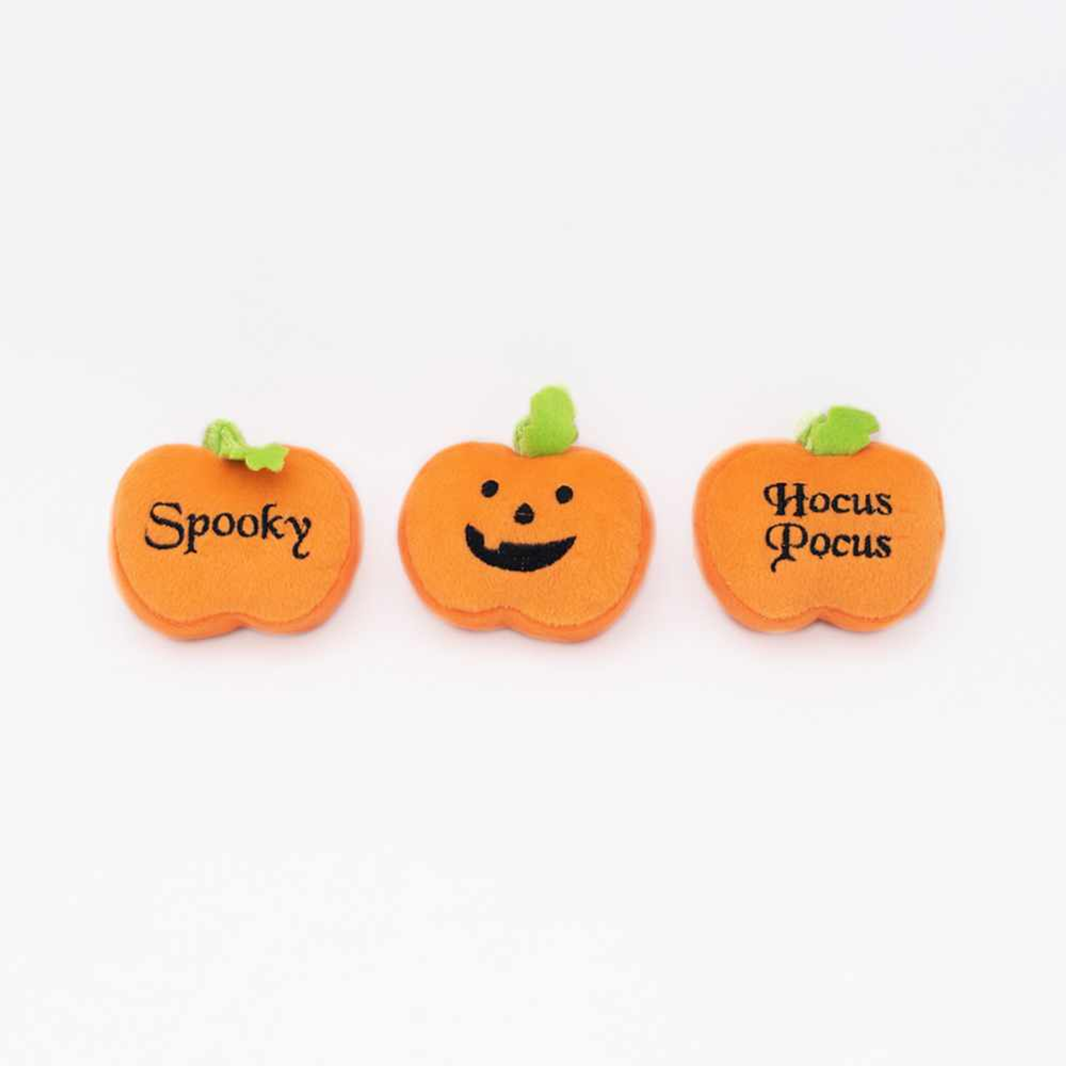 ZippyPaws Halloween Miniz 3Pack Pumpkins Image 1