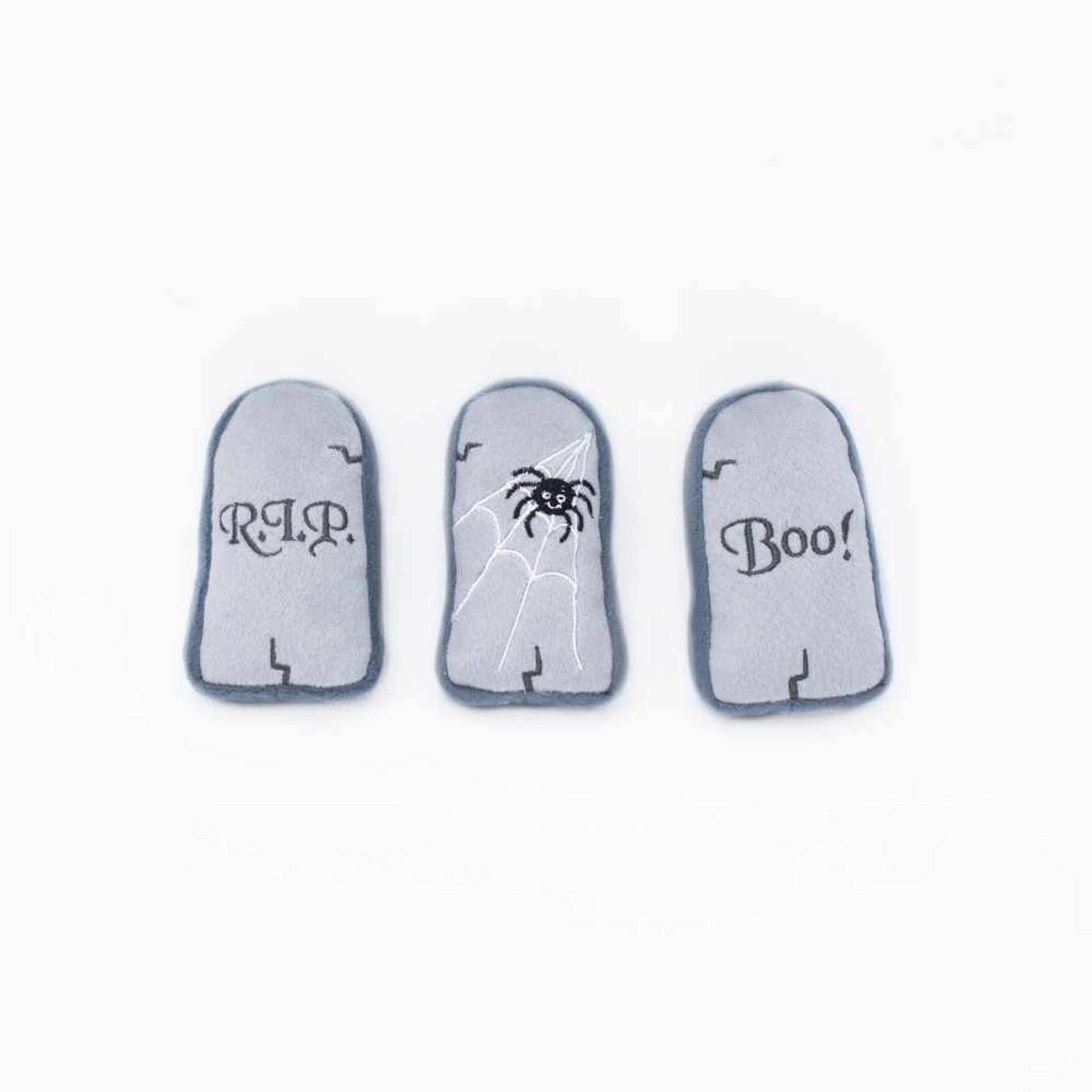 ZippyPaws Halloween Miniz 3Pack Tombstones Image 1