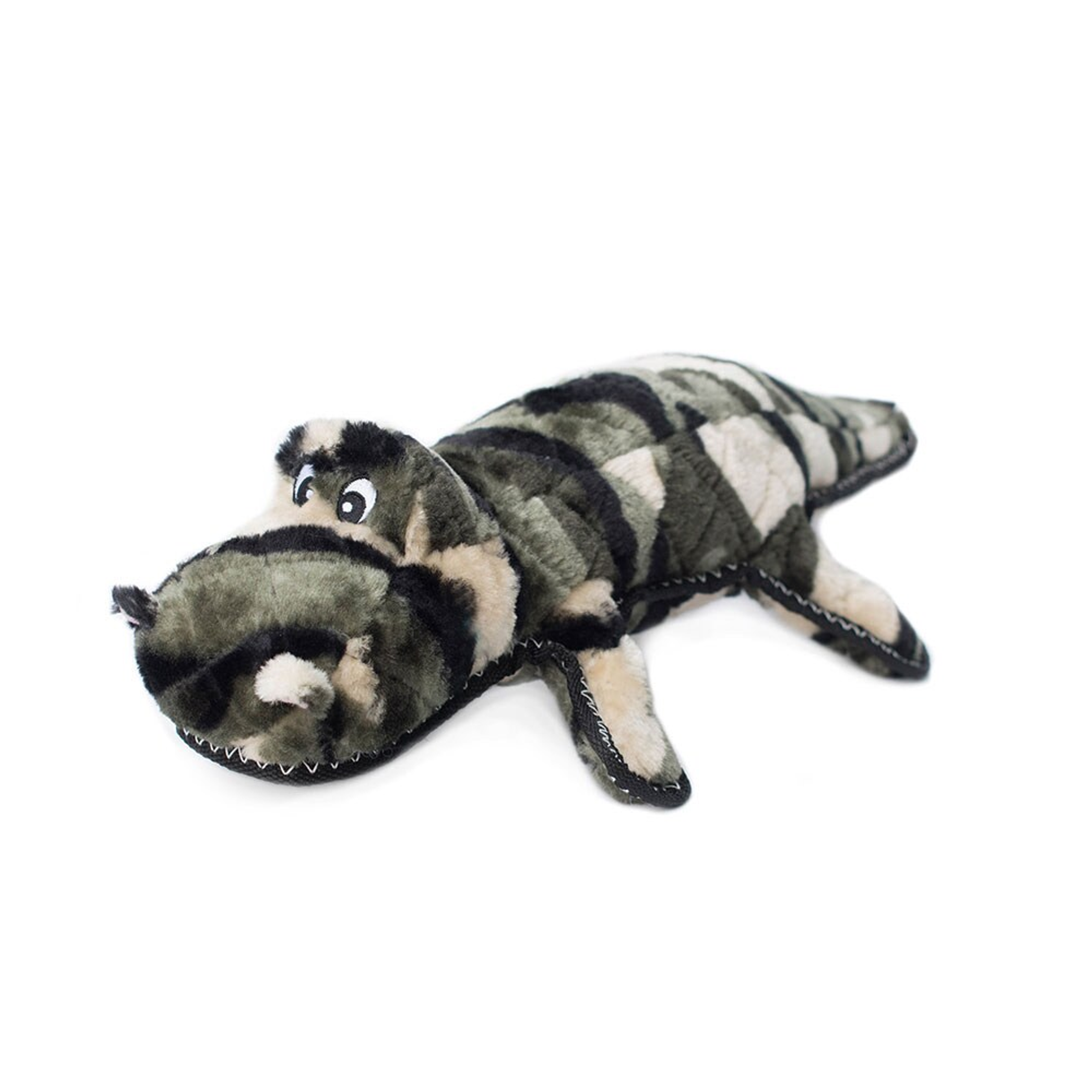 ZippyPaws Z-Stitch Grunterz Camron the Camo Gator Image 1