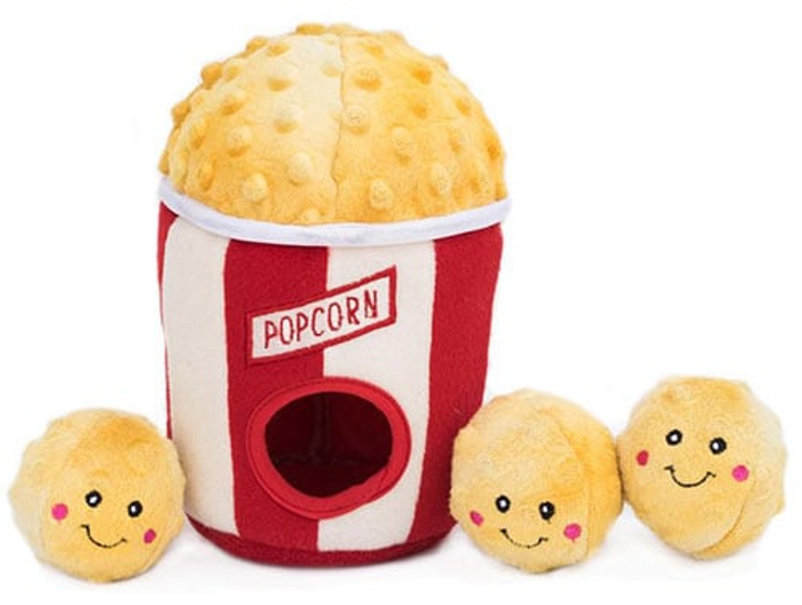 ZippyPaws Burrow Popcorn Bucket Image 1