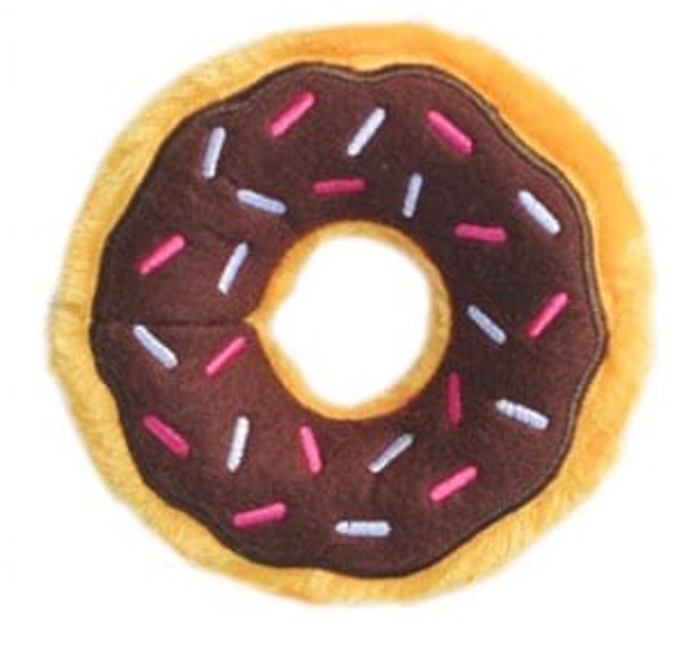 ZippyPaws Jumbo Donutz Chocolate Image 1