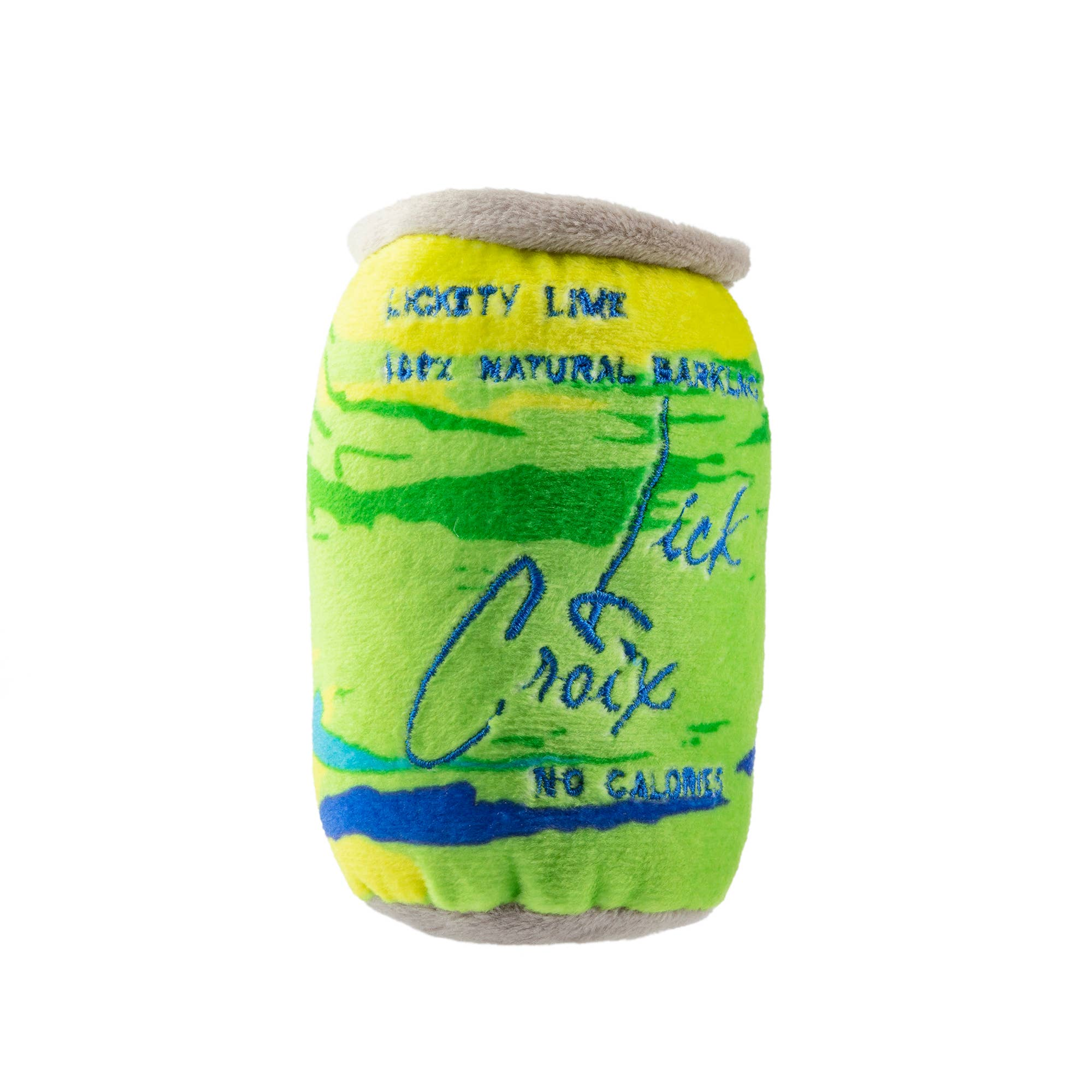 LickCroix Lickety Lime Barkling Water Squeaker Dog Toy SMALL Image 1