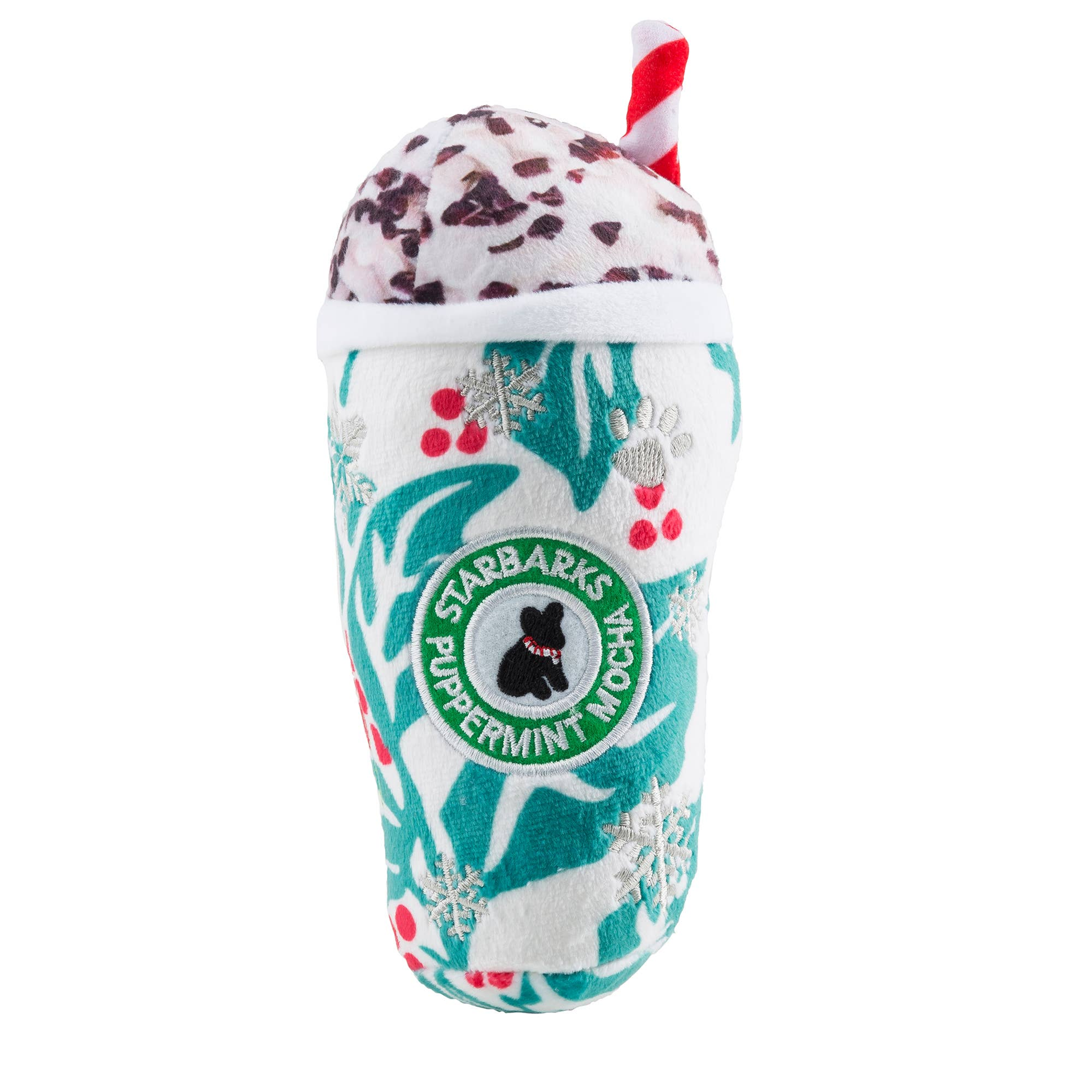 Holly Leaves Puppermint Stocking Stuffers Christmas Dog Toys Image 1