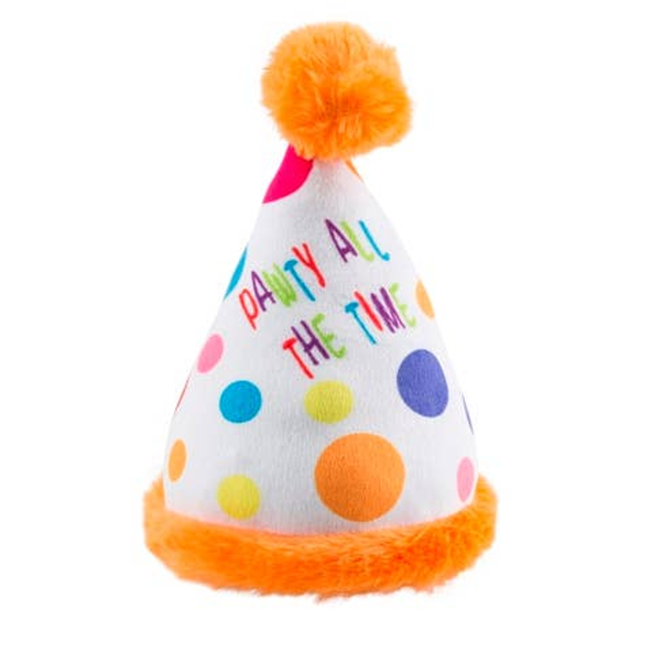 Happy Birthday Pawty Hat Dog Toy Image 1