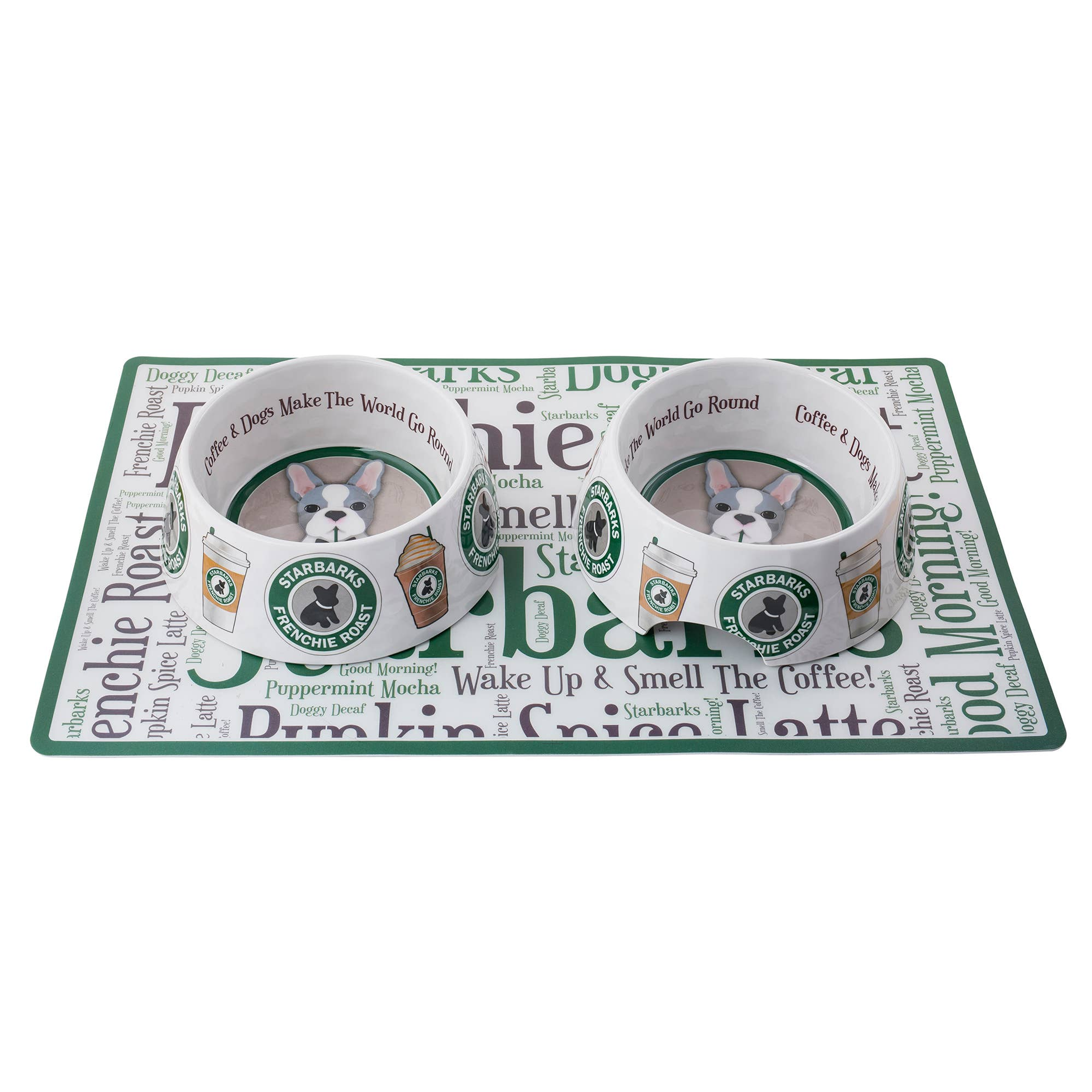 Starbarks Bowls & Placemat Dog Food Bowl Image 1