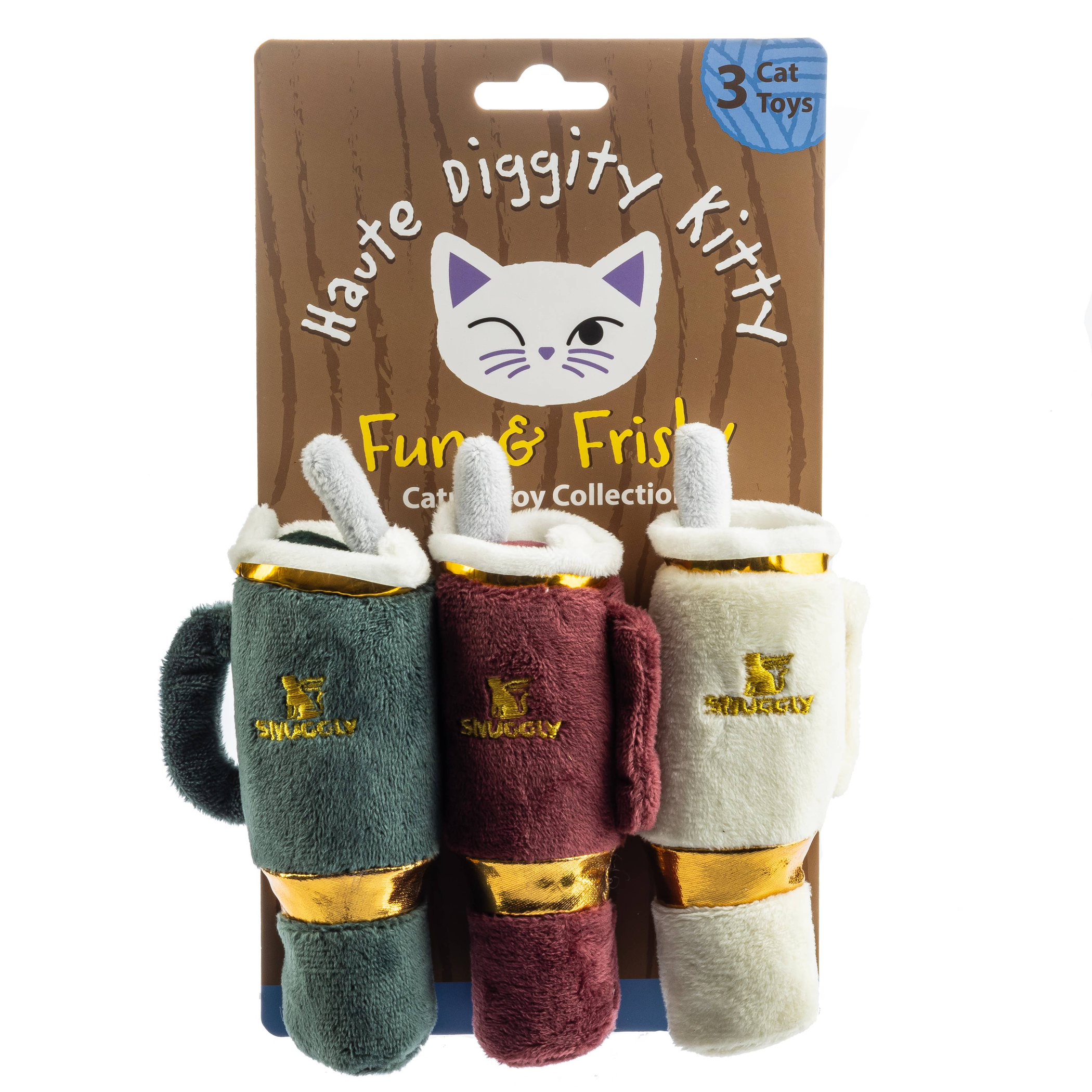 Snuggly Cup Stocking Stuffers Christmas Cat Nip Toys Image 1