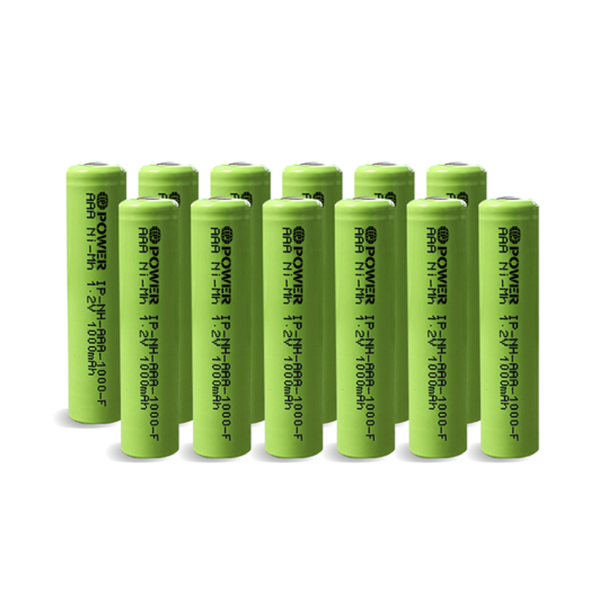 Ni-MH AAA 1000mAh 1.2V Rechargeable Flat Top Battery - 4 Pack