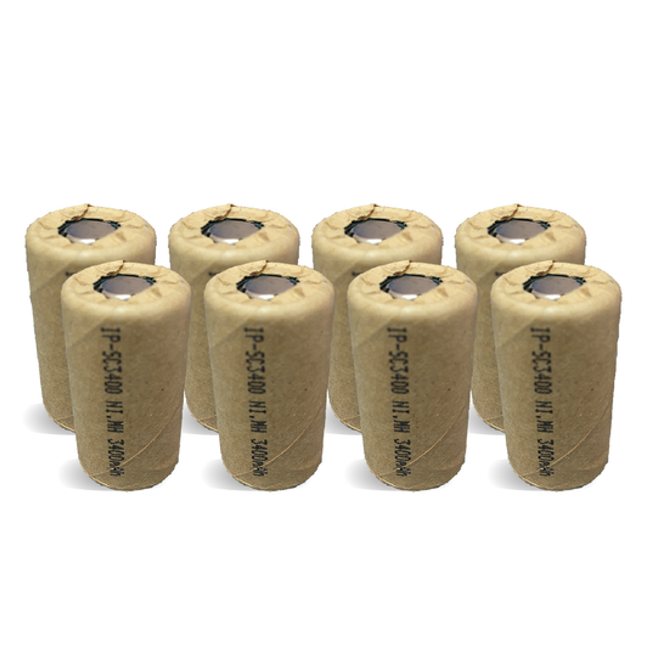 Power Sub C Ni-Mh 3400mAh Flat Top Battery - 4 Pack