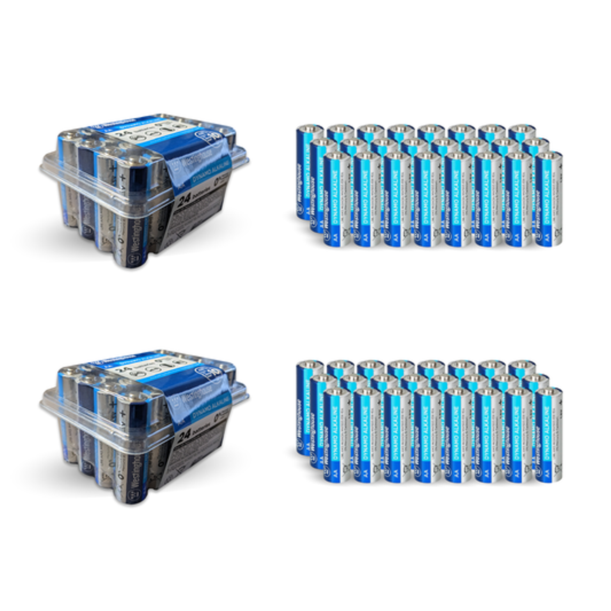 AA 1.5V Alkaline Batteries - 48 Count