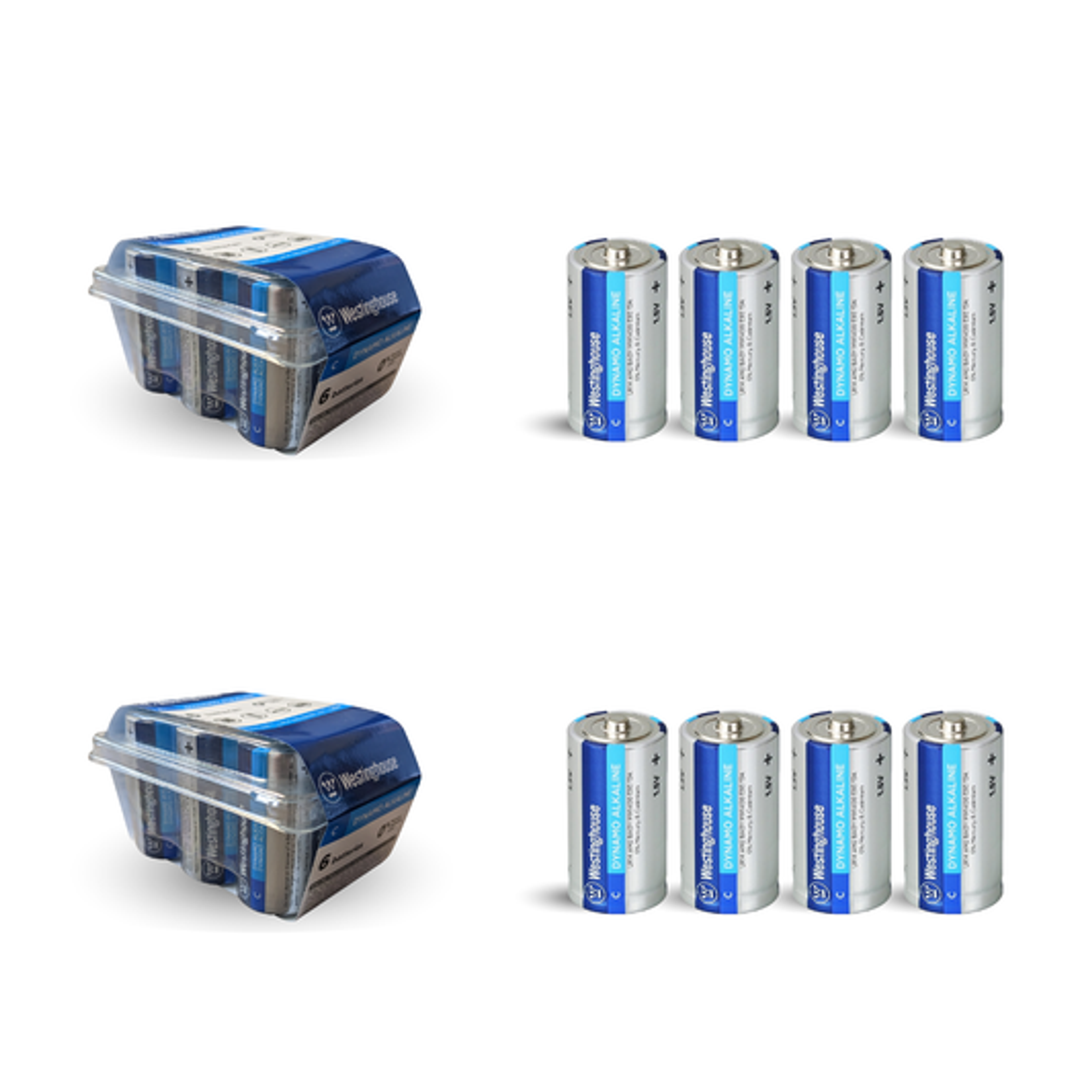 C 1.5V Alkaline Battery Pack (12 Count)