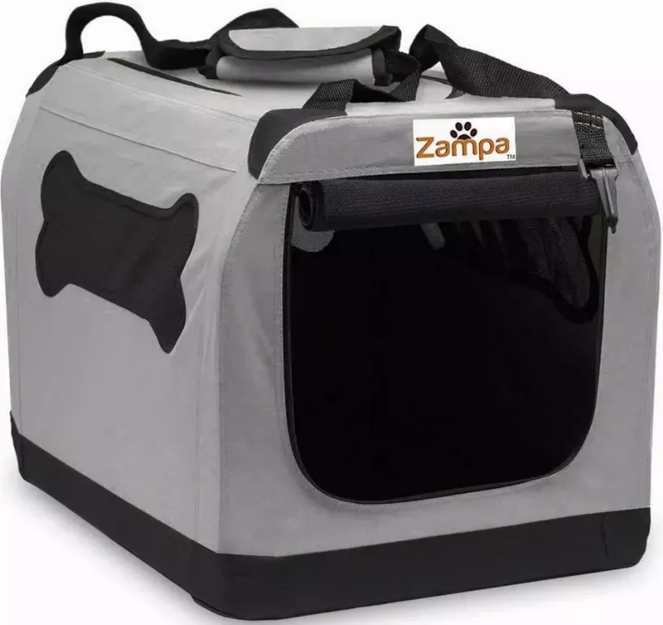 Zampa Pet Portable Crate, Comes with A Carrying Case Image 1