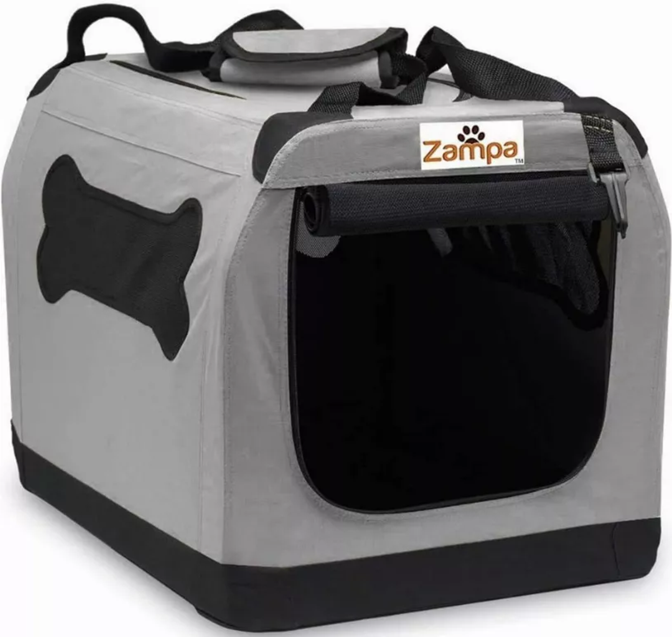Zampa Pet Portable Crate, Comes with A Carrying Case Image 1