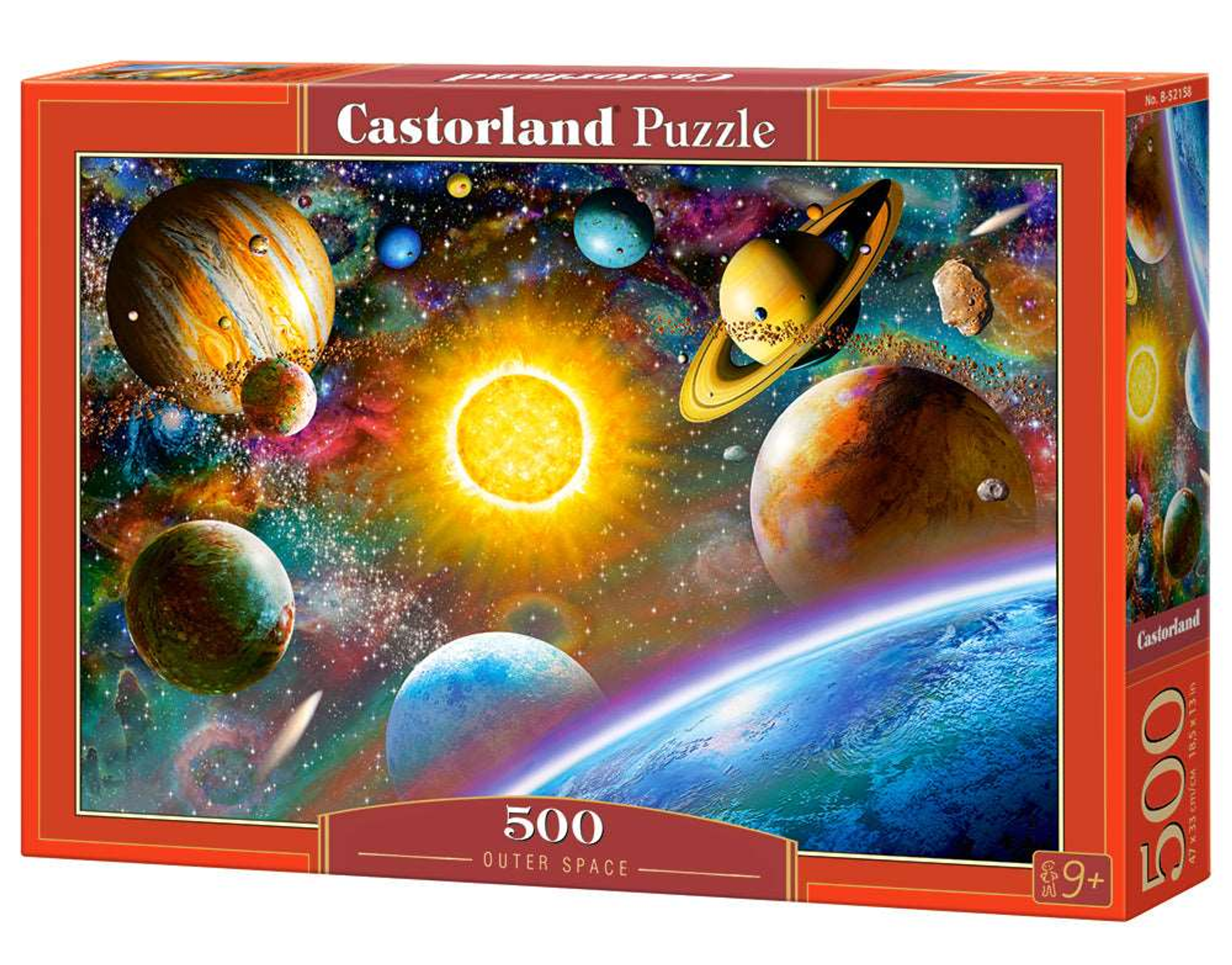 Jigsaw Puzzle 500 Piece Constellation of Planets 13 x 9 x 2 Inches Made in Europe Assembled Size 18.50 x 13 Inches