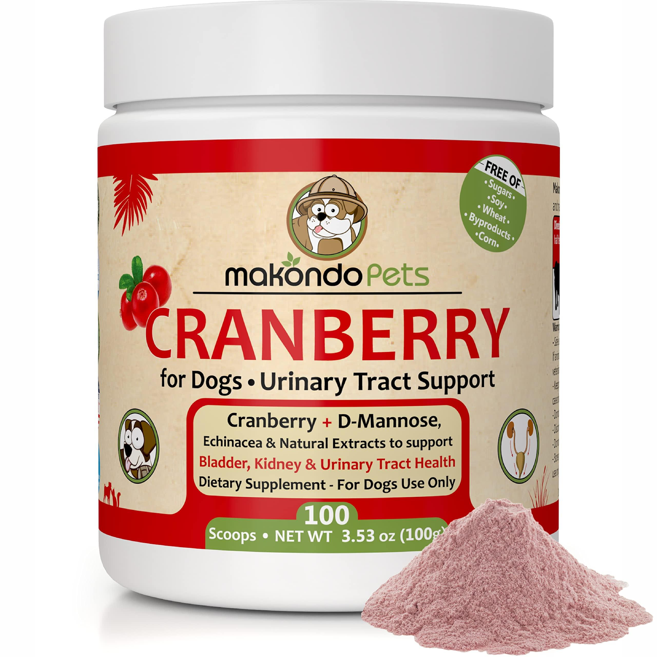 Dog Cranberry Supplement Natural Dog UTI Treatment & Kidney Support for Dogs Image 1