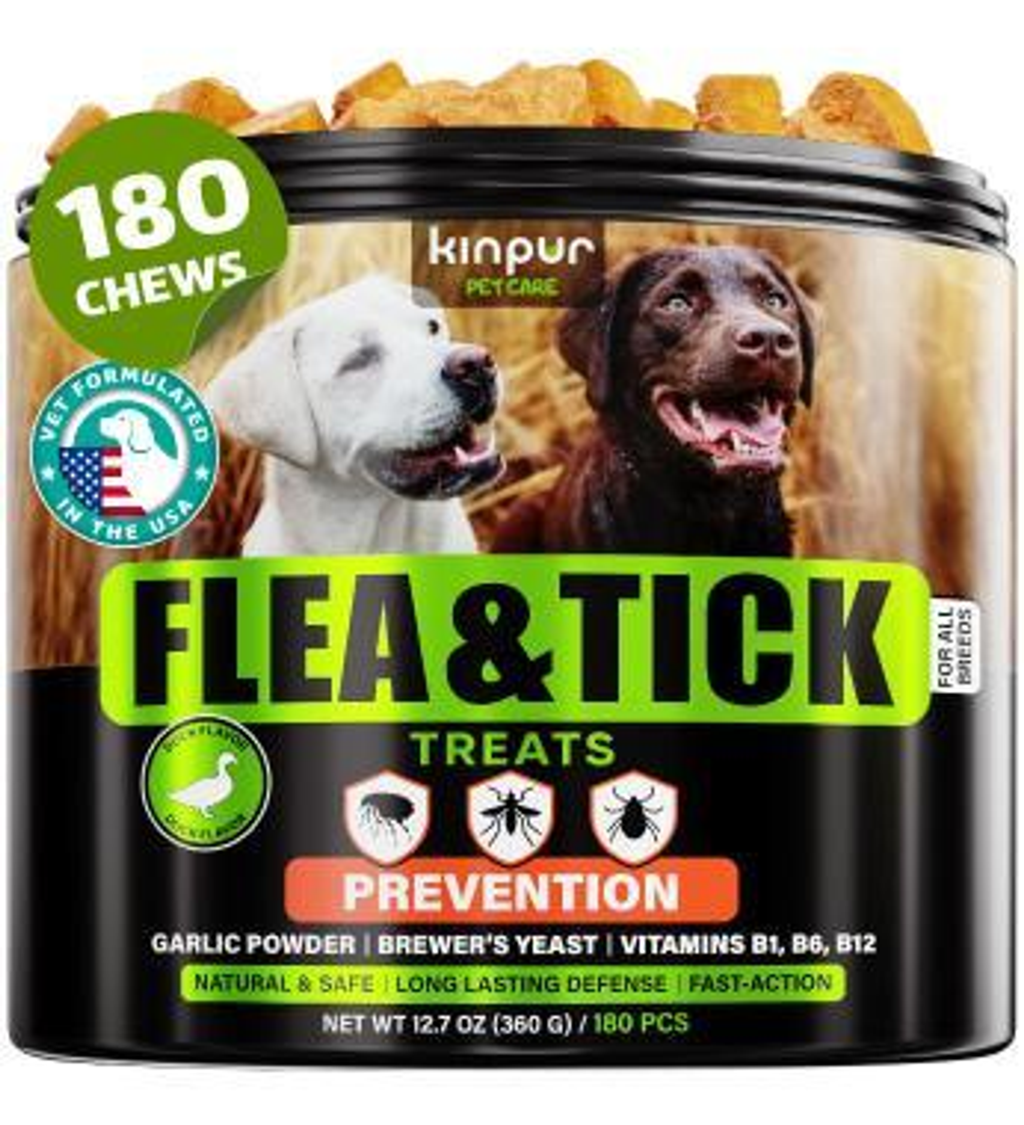 Flea and Tick Prevention Chewable for Dogs Image 1