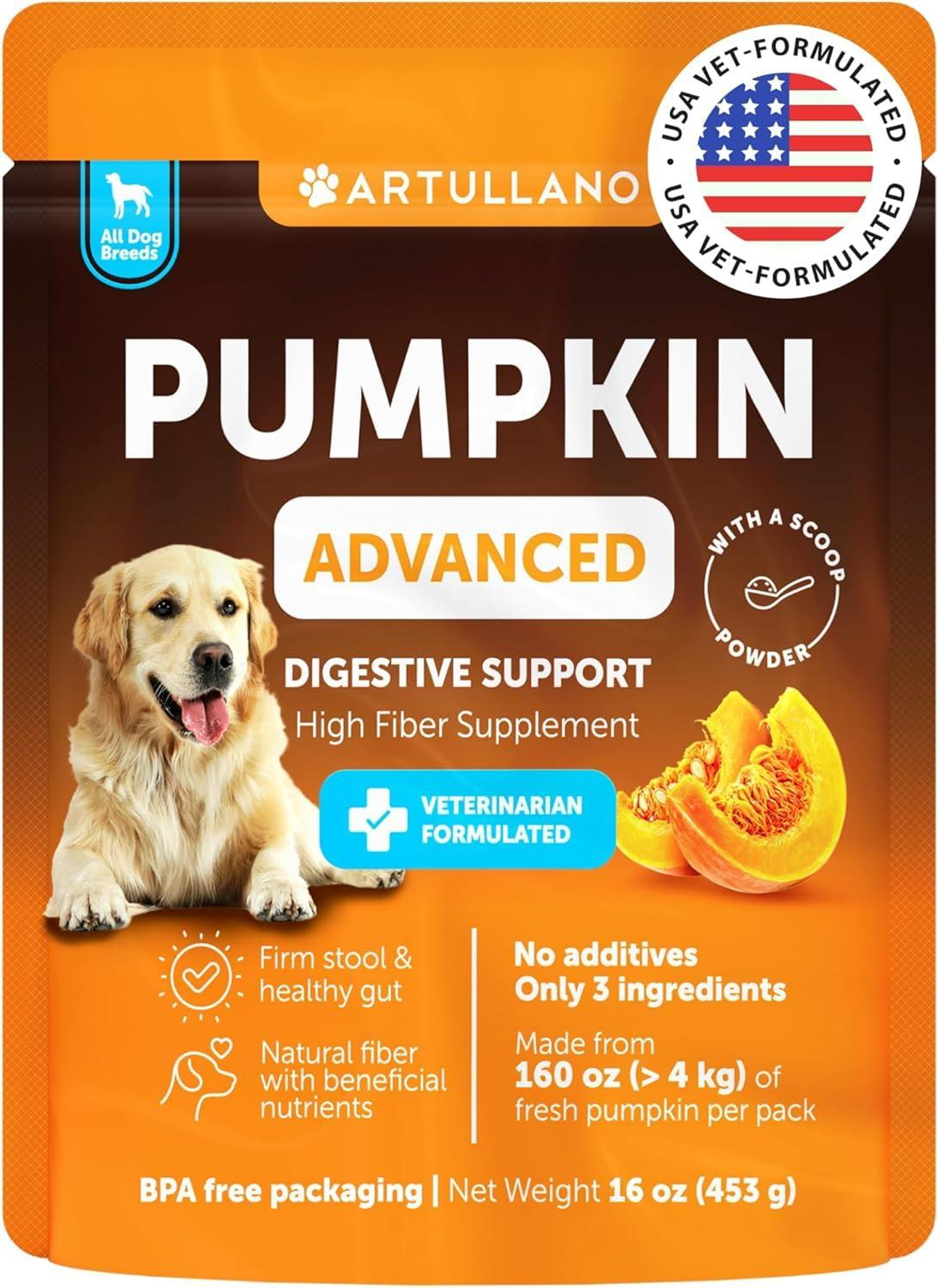 Pumpkin Powder for Dogs Digestive Support Image 1