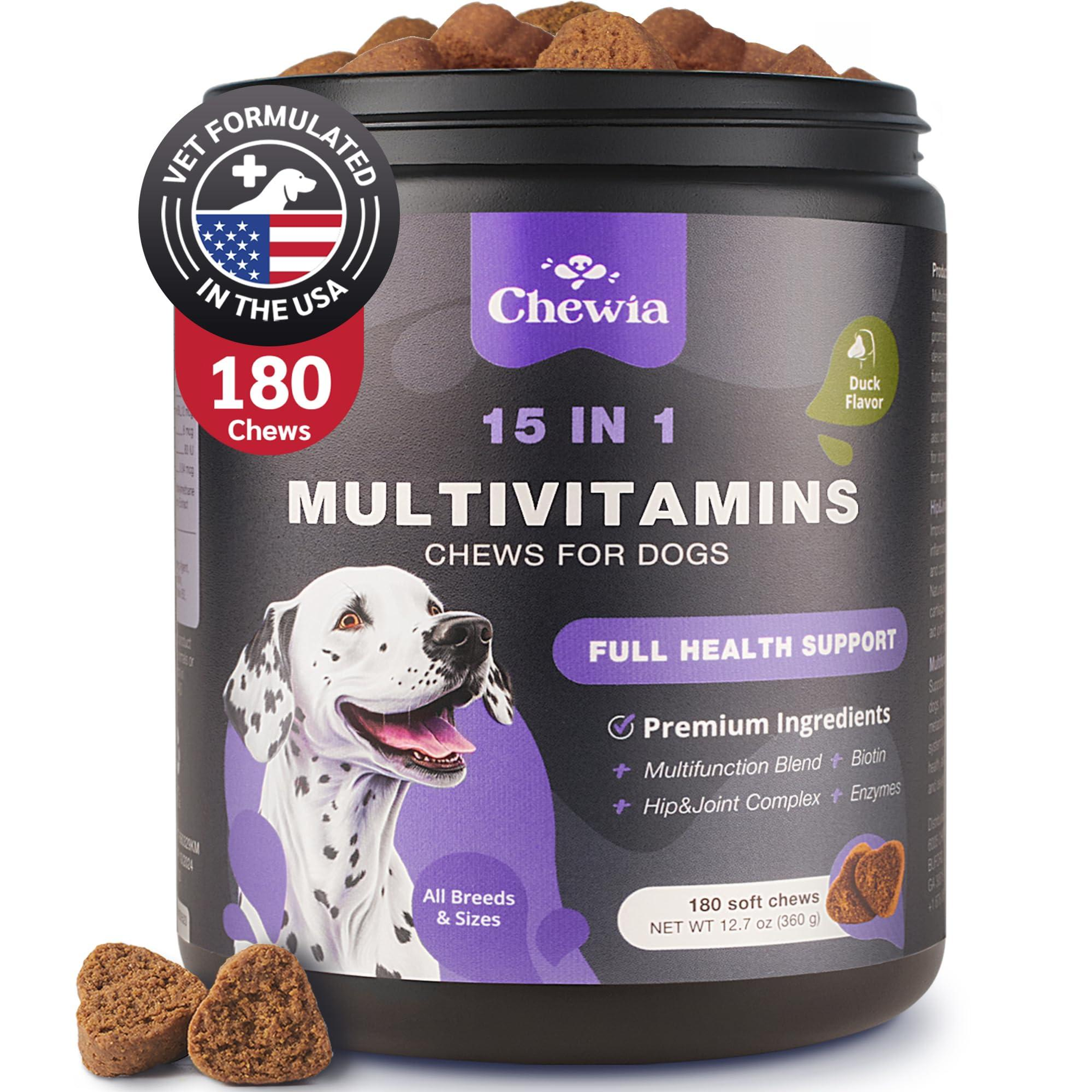 Dog Vitamins 15 in 1 Dog Multivitamin Chews Image 1