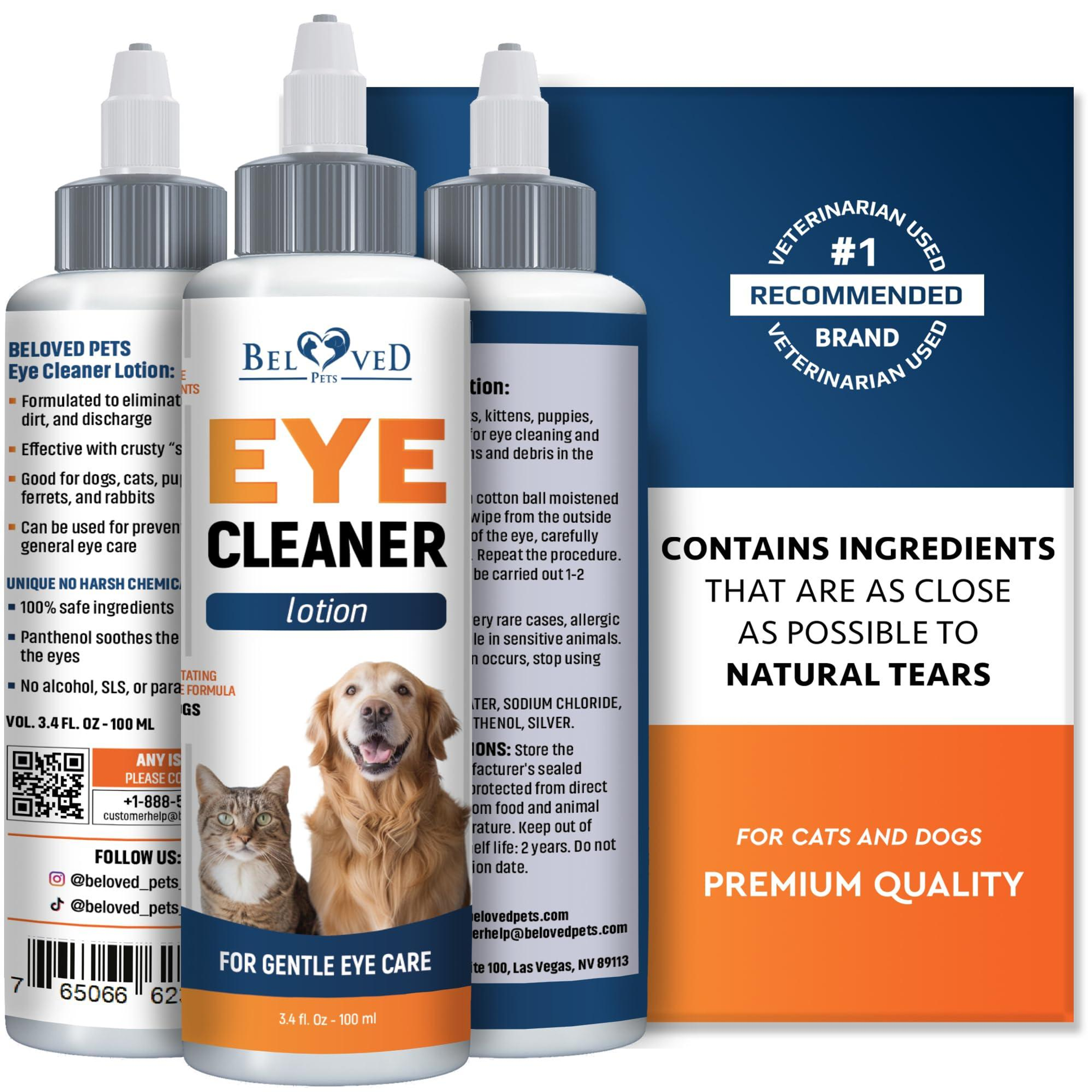 All Pets Eye Wash Drops for Relief Image 1