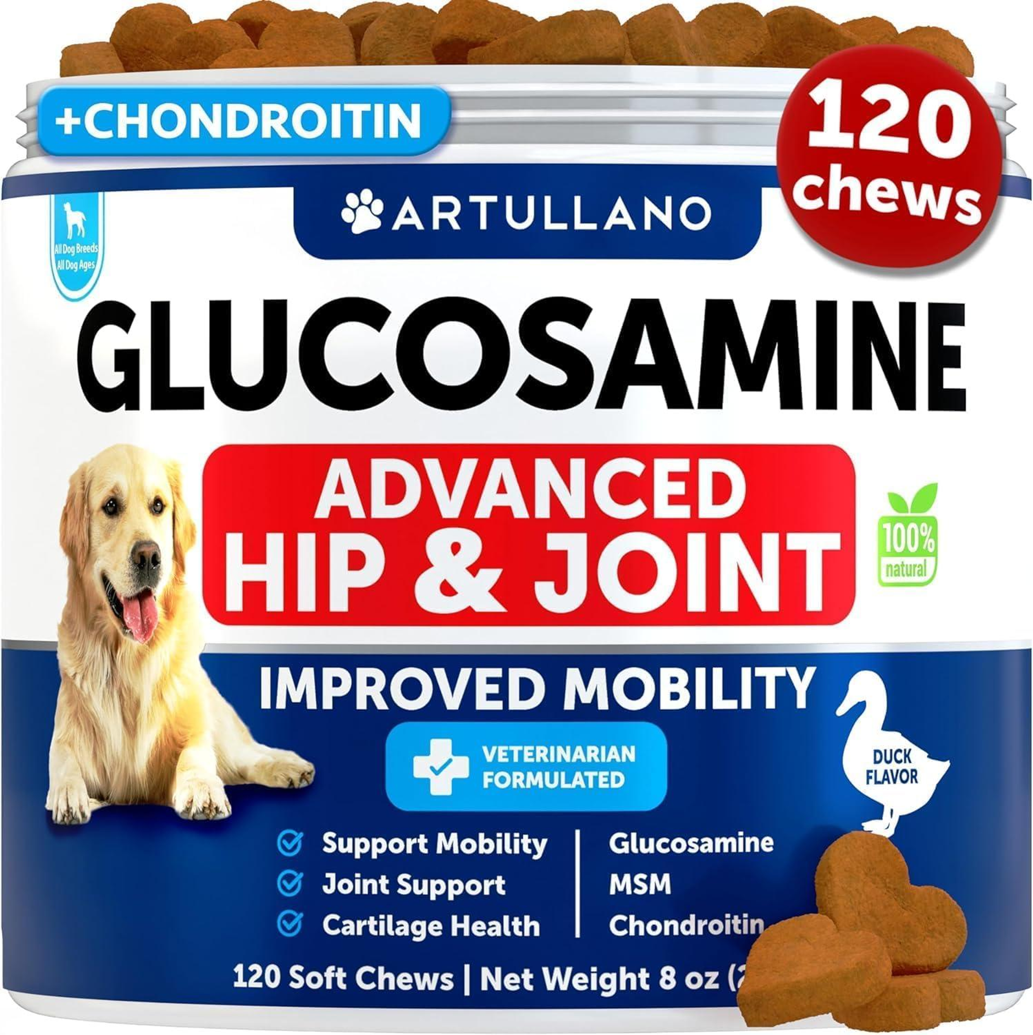 Glucosamine for Dogs Hip and Joint Supplement Image 1