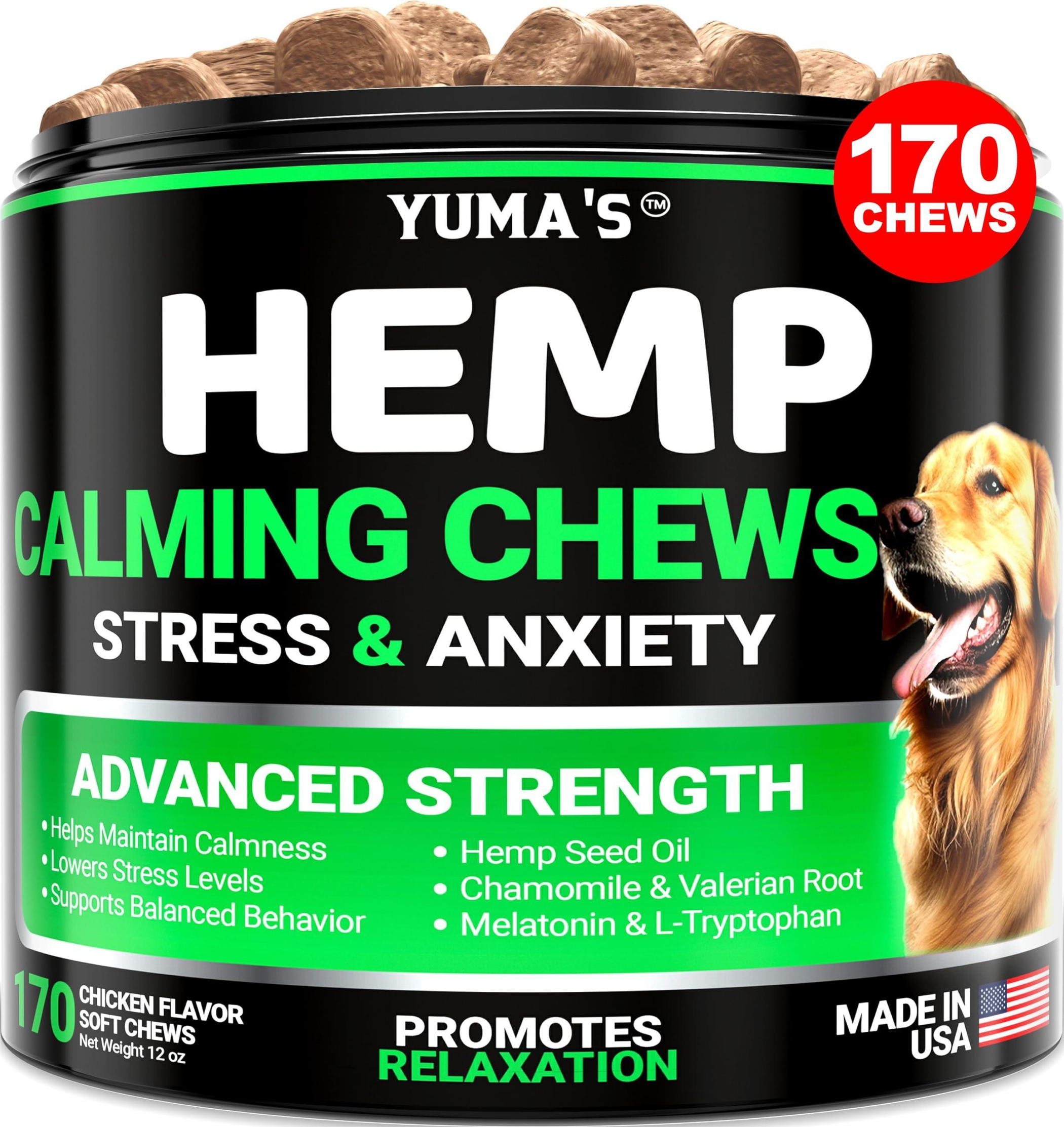 Hemp Calming Chews for Dogs Hip & Joint Support Image 1