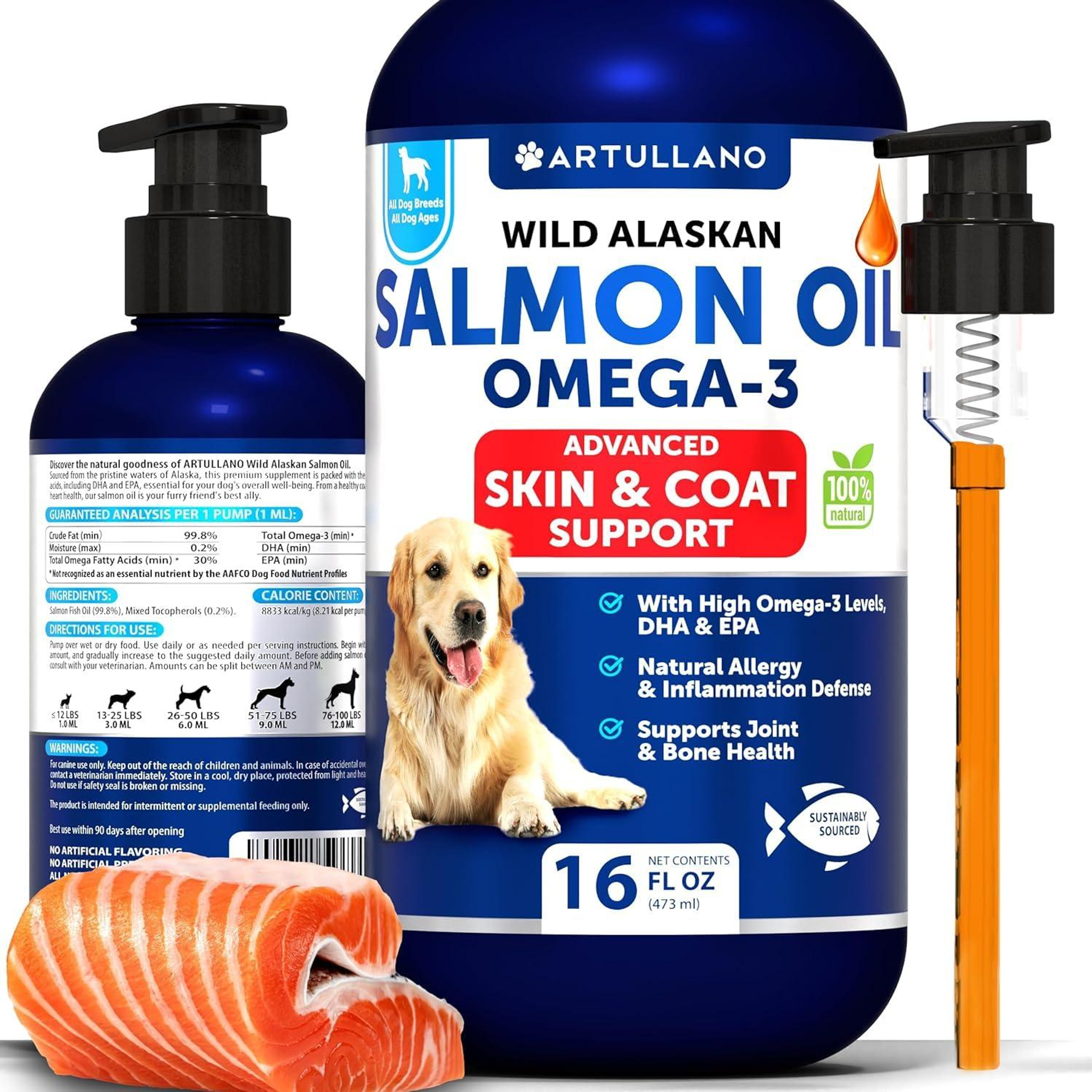 Salmon Oil for Dogs Image 1