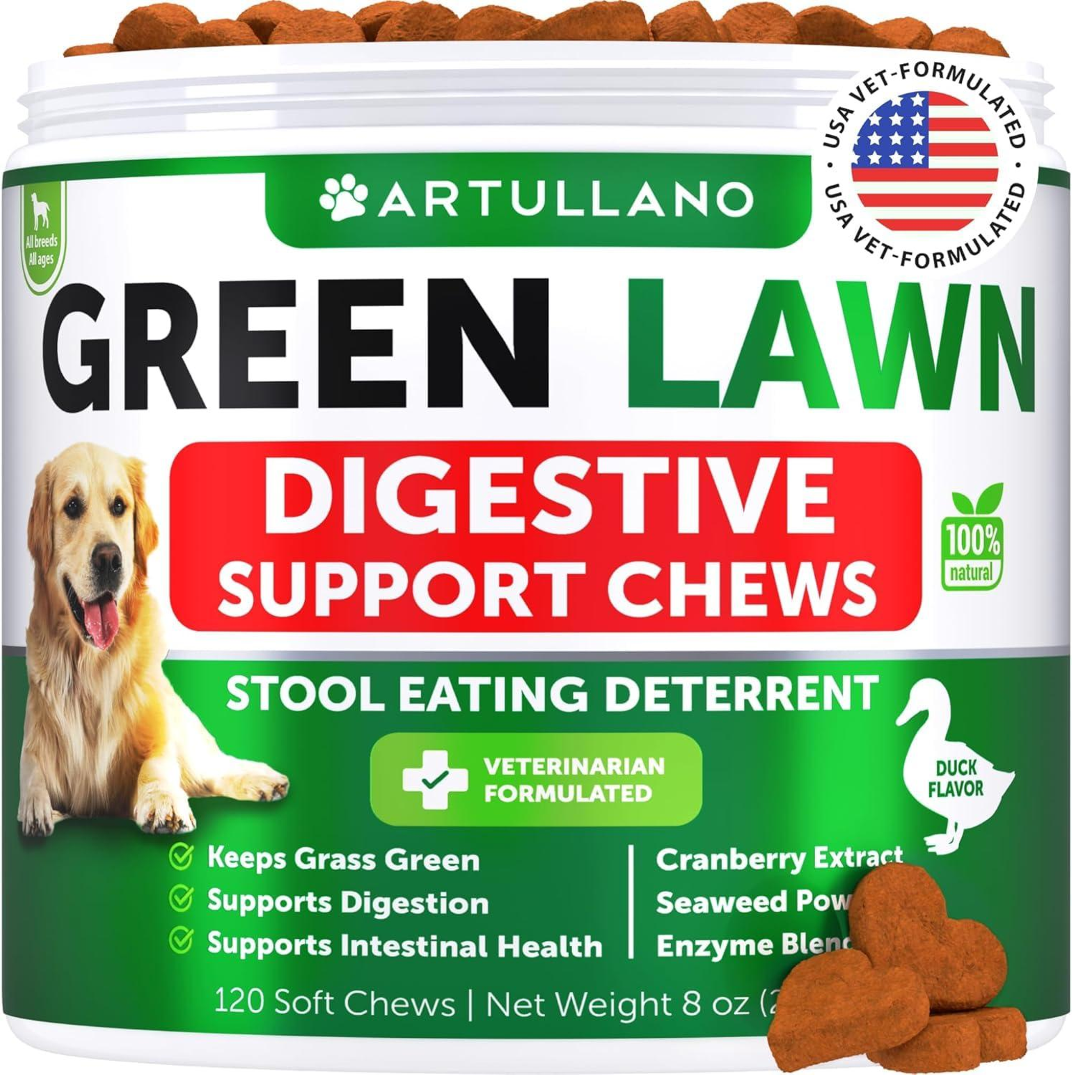 Grass Burn Spot Chews for Dogs Image 1
