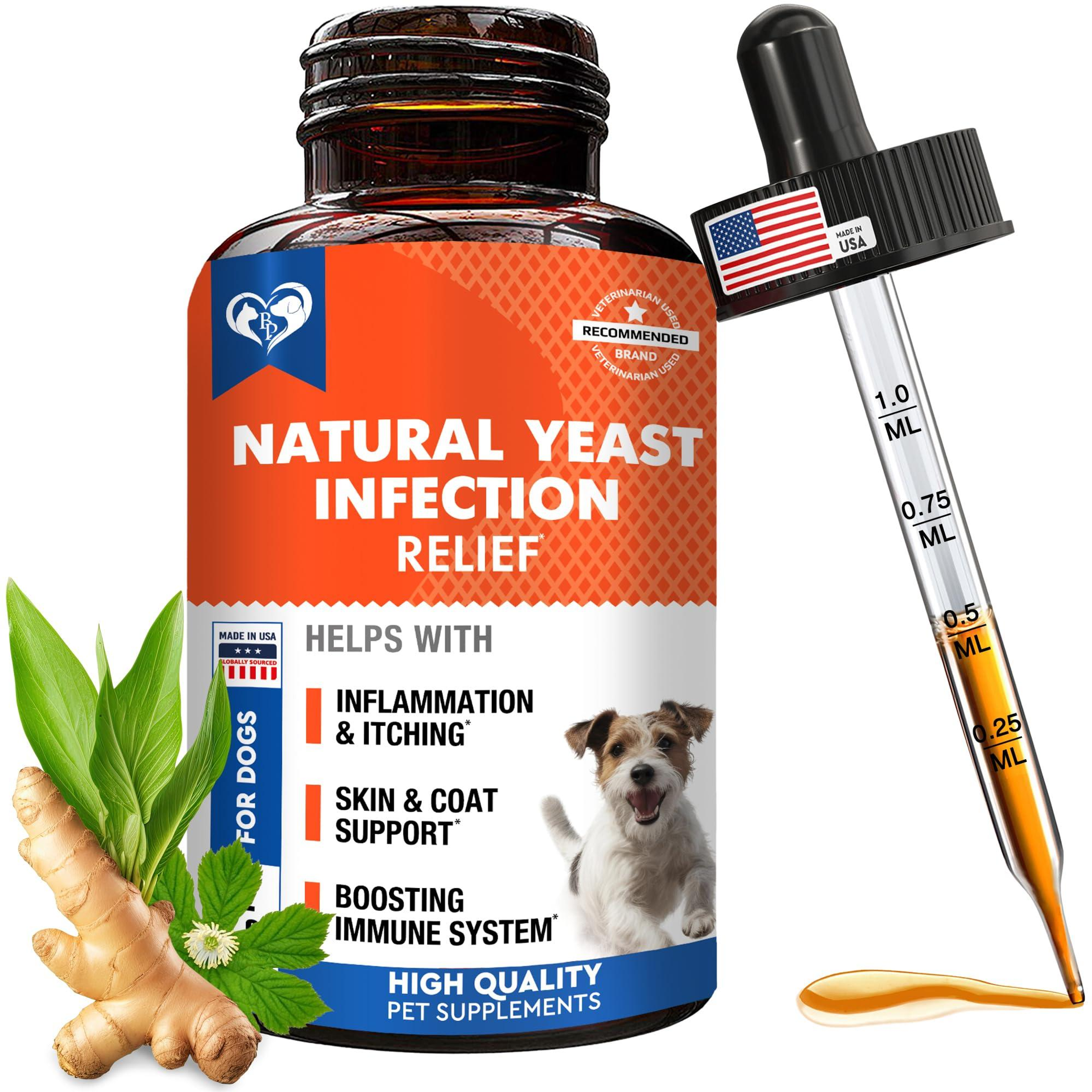 Natural Dog Yeast Infection Anti Itch Treatment Image 1