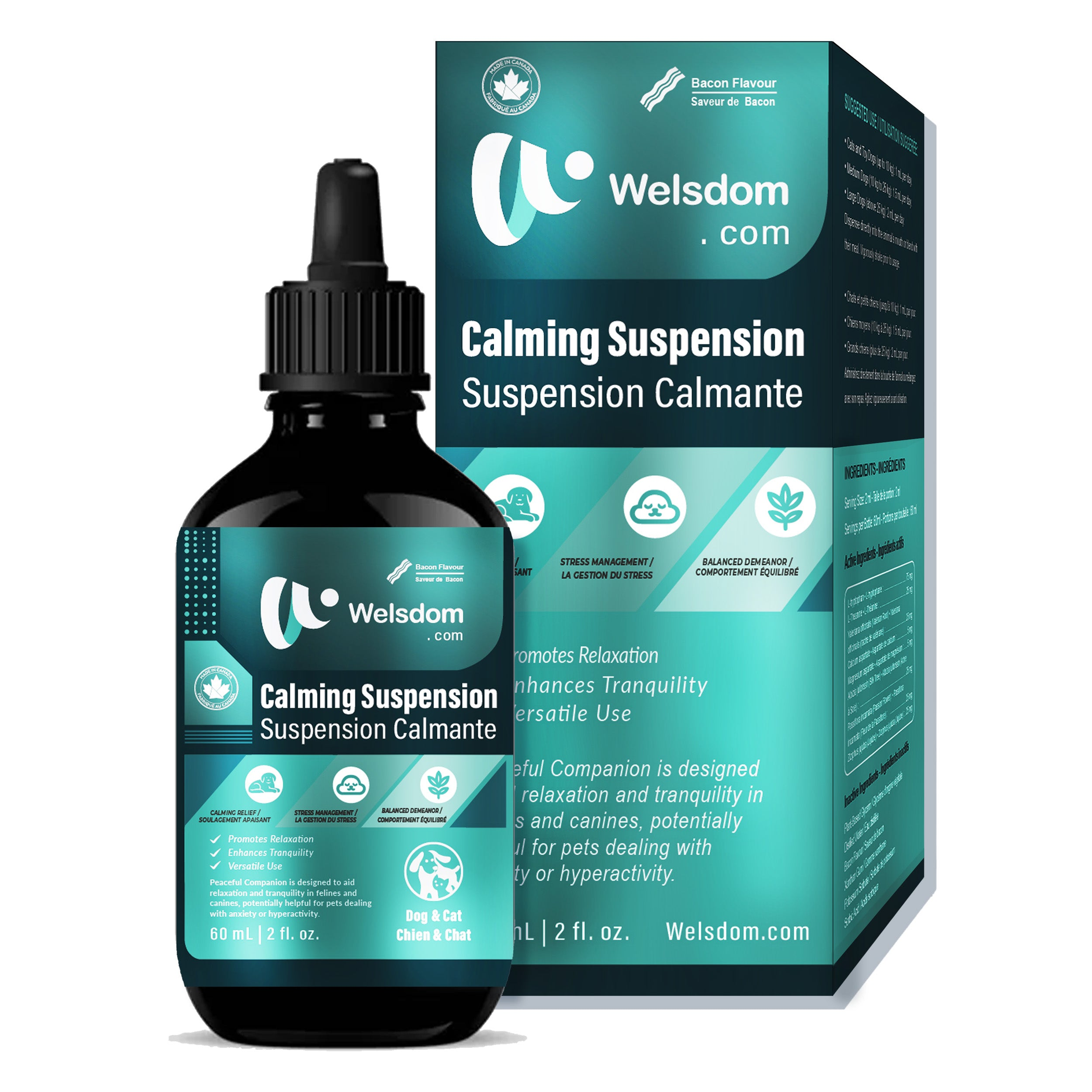 Paws & Calm! Canadian Calming Comfort Drops  60mL Image 1