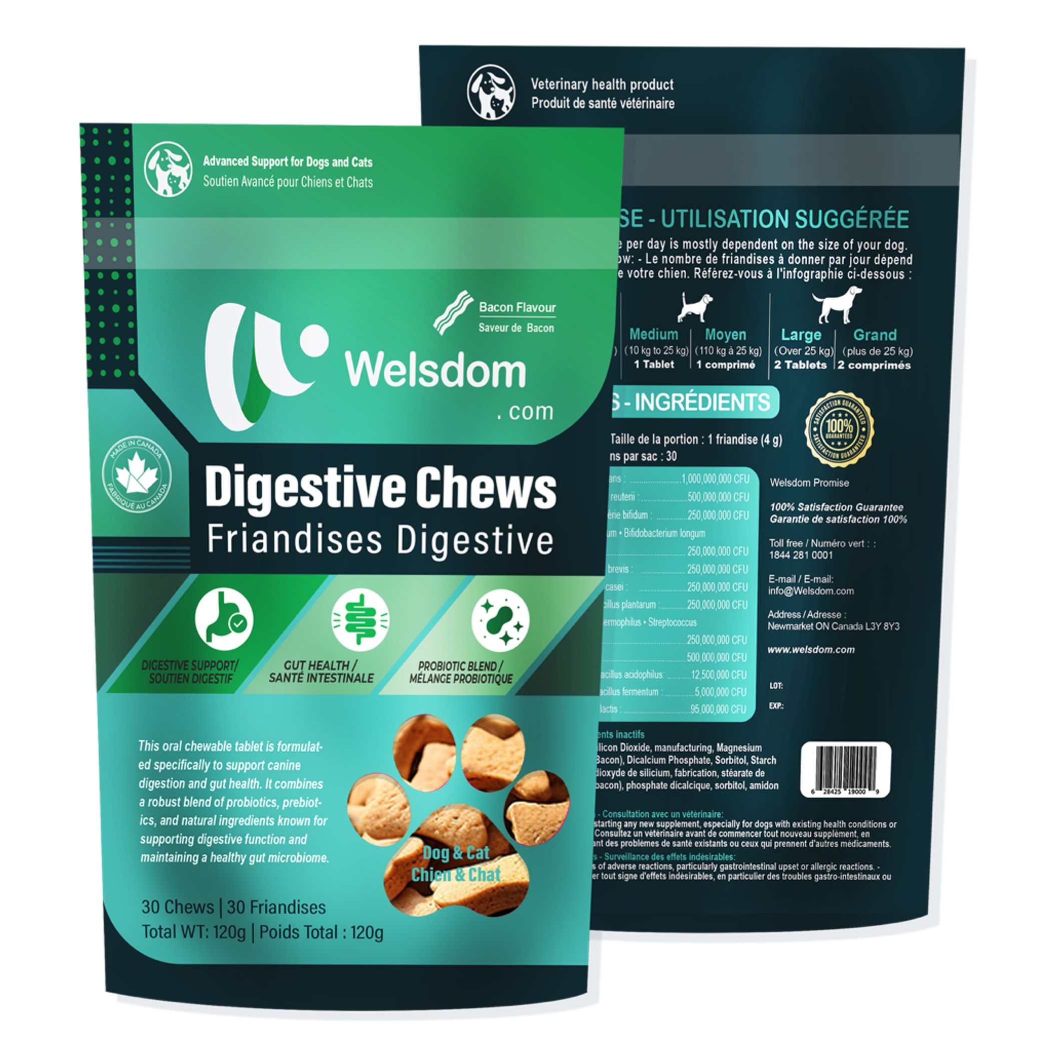 Digestive Chews - 30 Chews Image 1
