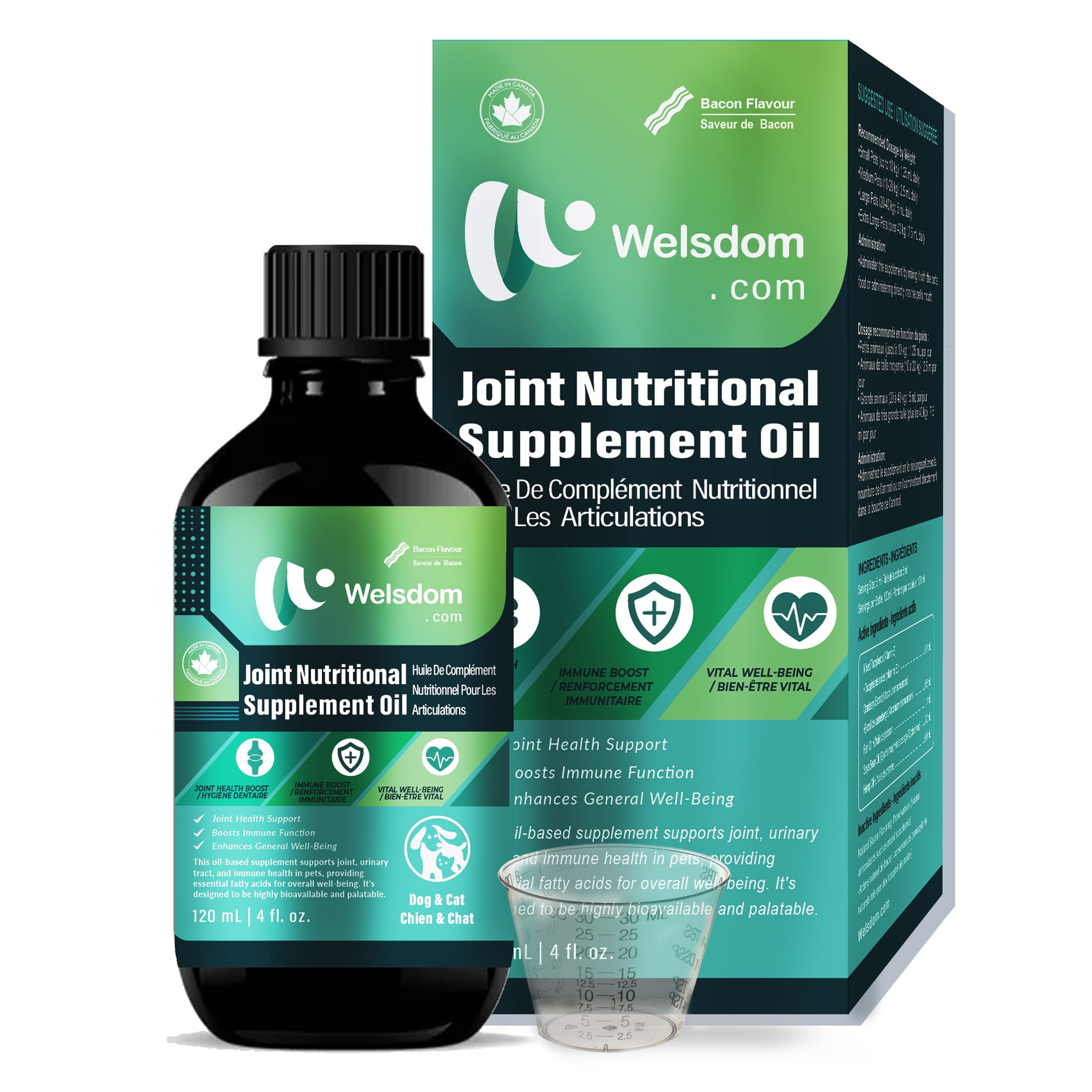 Joint Nutritional Supplement Oil 120mL Image 1