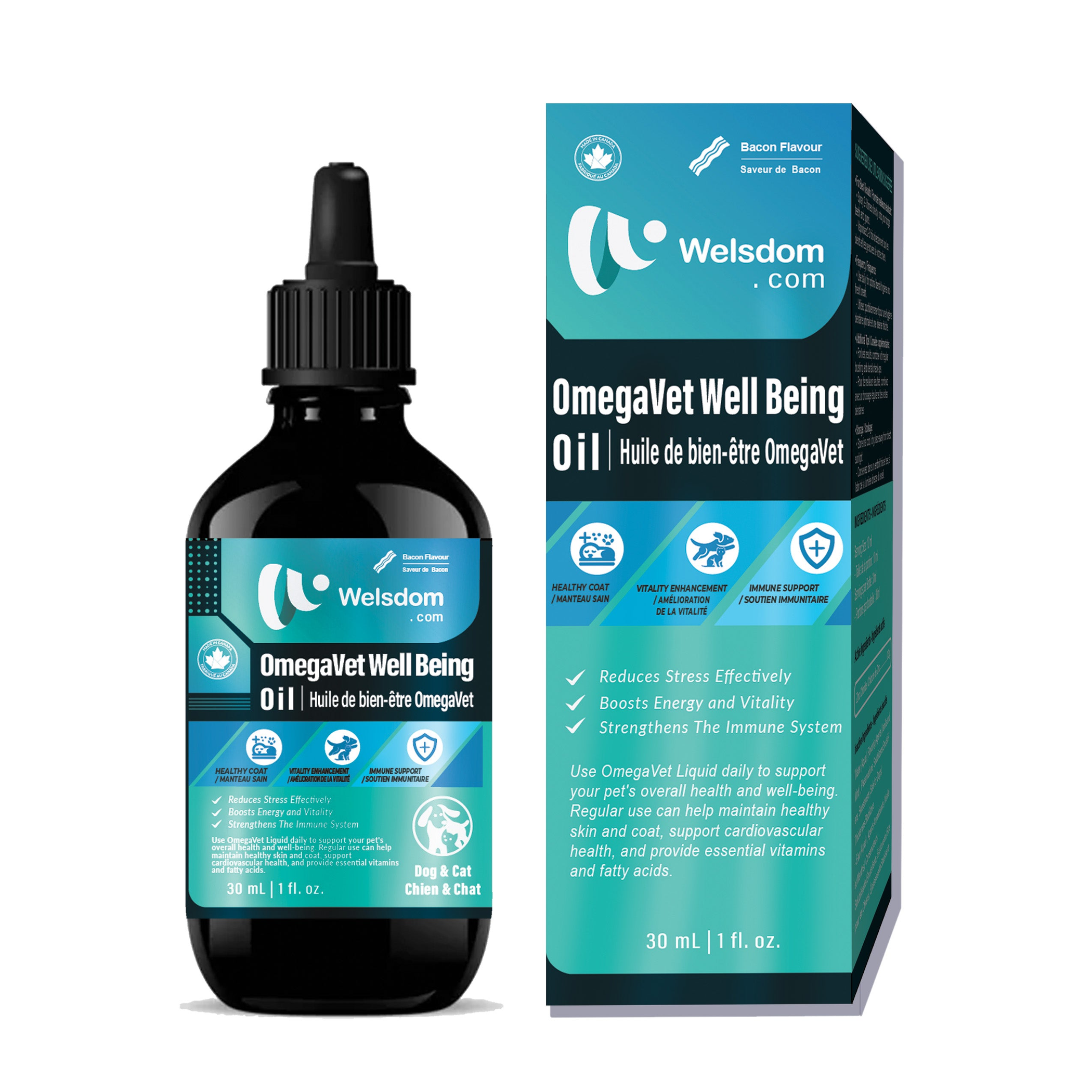Omegavet Well Being Oil - 30mL Image 1