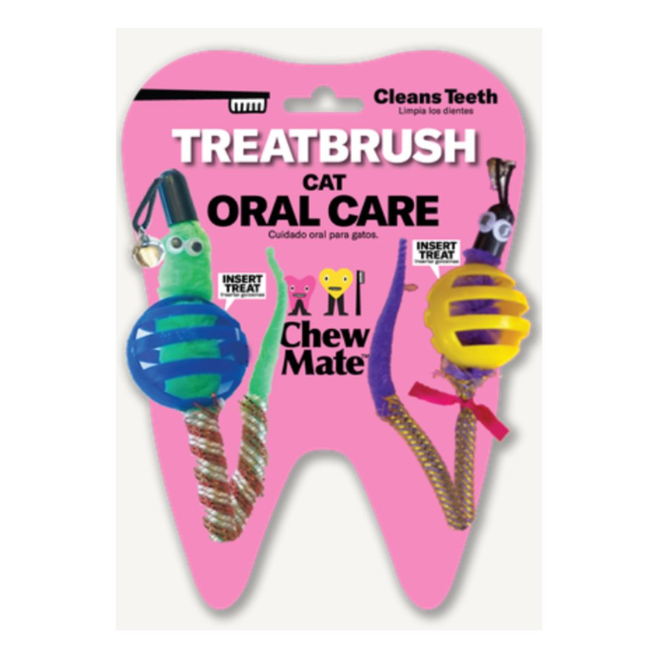 Oral Care Floss & Treat Toothbrush Toy Image 1