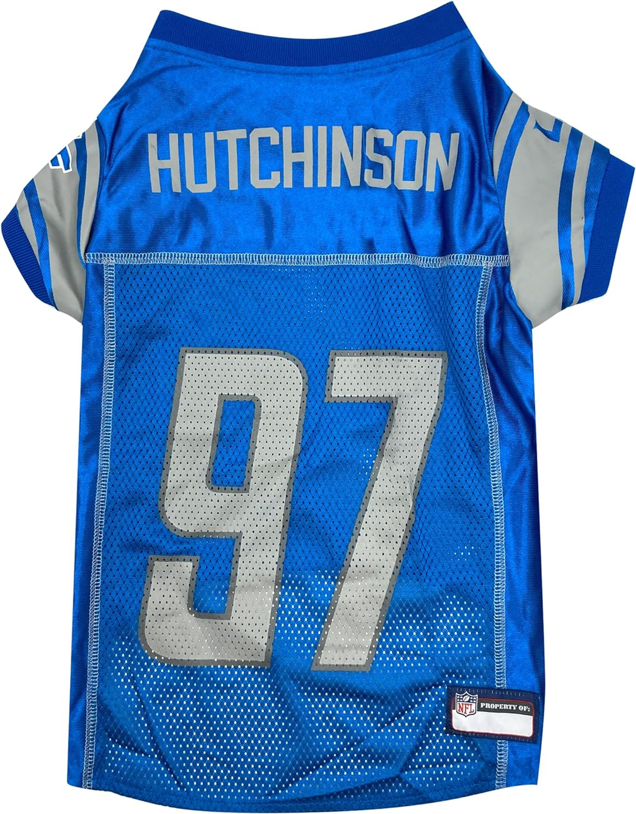 Aidan Hutchinson Pet Striped Jersey (Det) Image 1