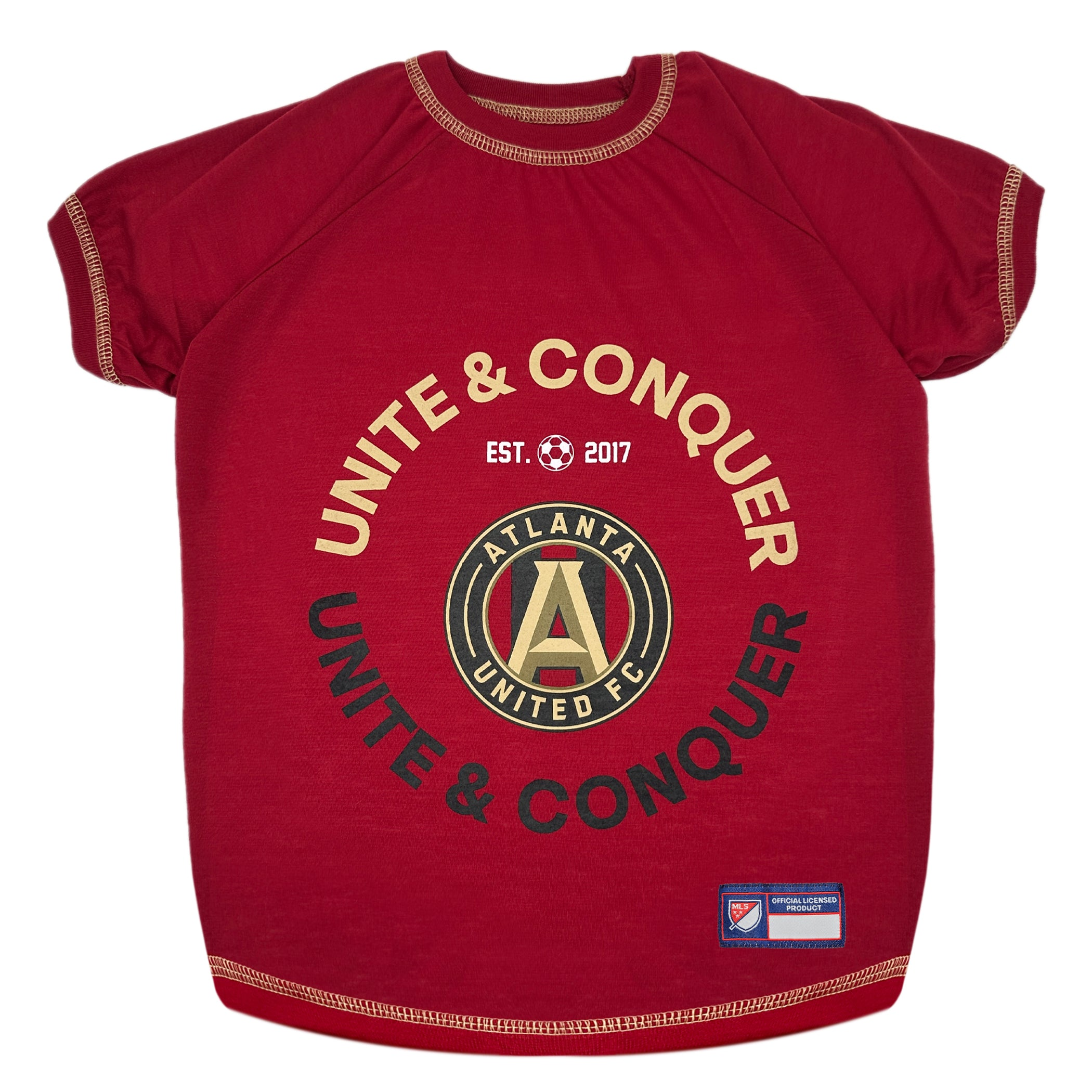 Atlanta United Pet Tee Shirt Image 1