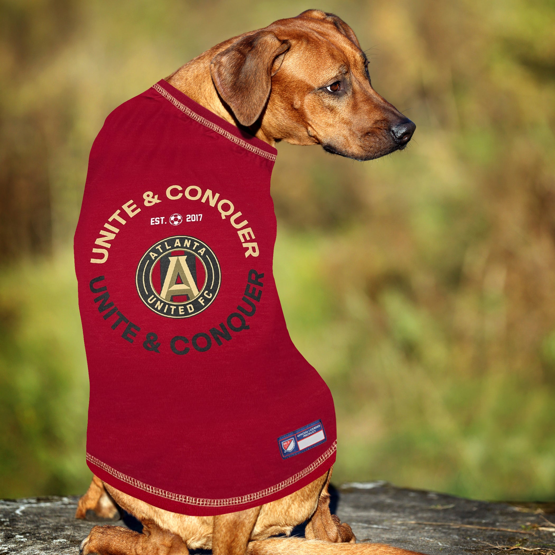 Atlanta United Pet Tee Shirt Image 1