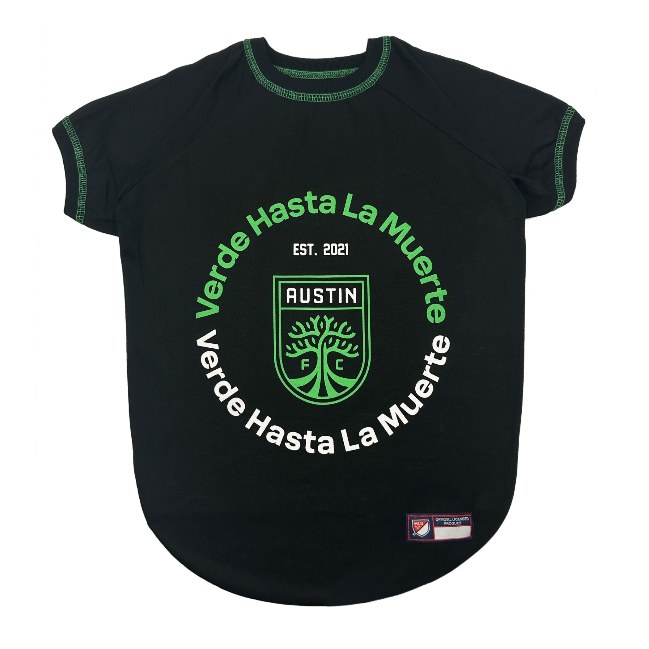 Austin FC Pet Tee Shirt Image 1