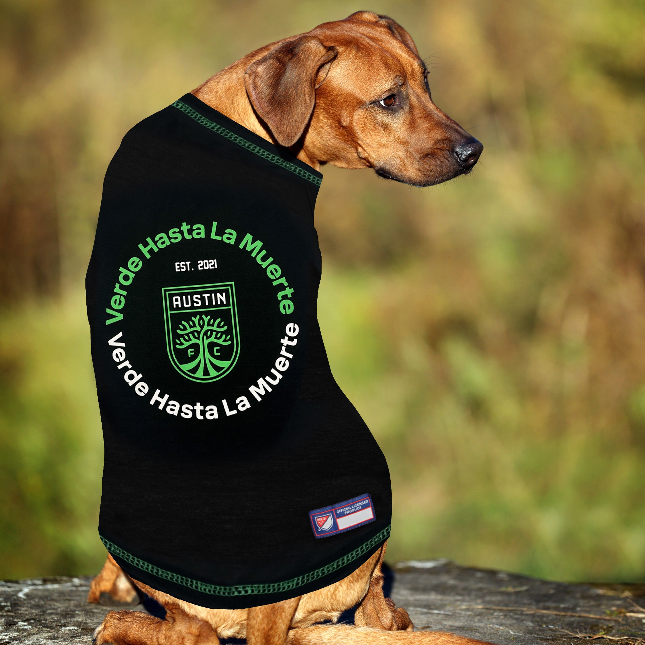 Austin FC Pet Tee Shirt Image 1