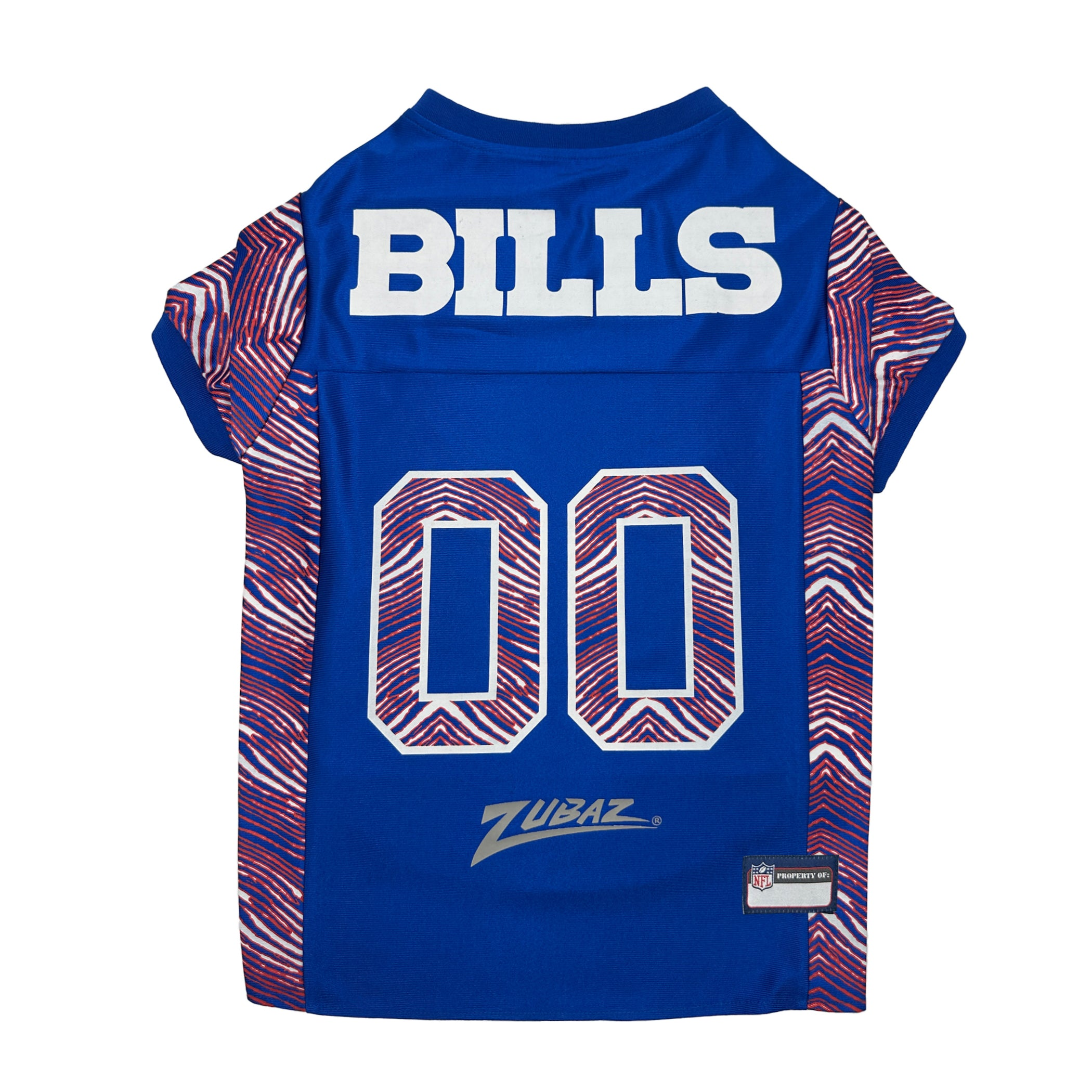 Buffalo Bills Zubaz Pet Jersey Image 1